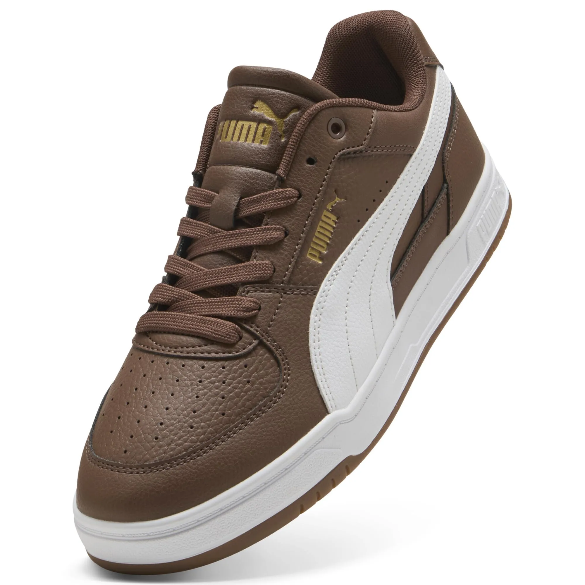 Puma Caven III Unisex Sneakers - Chestnut Brown White Gold, Size 36 EU - immagine 6