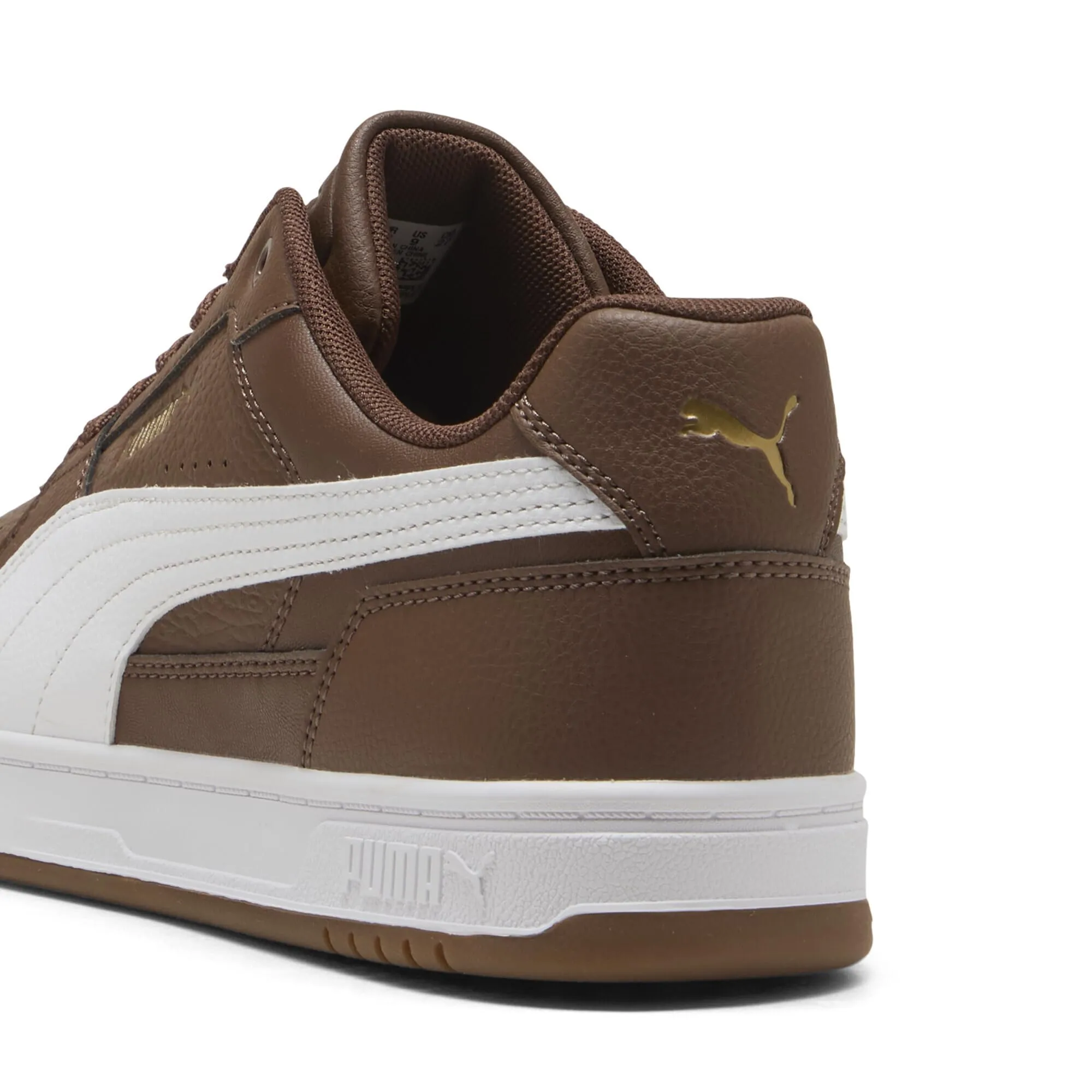 PUMA Caven III Sneakers Unisex, Chestnut Brown White Gold, 38.5 EU - immagine 2