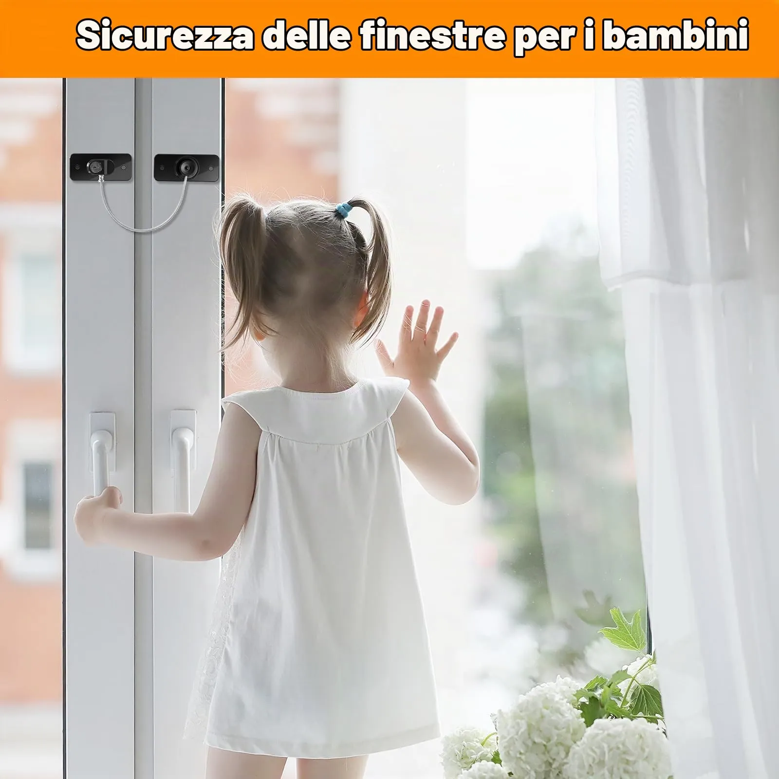 AiQInu Lucchetto per Frigorifero e Finestre con Chiavi, Set da 2 Pezzi per Bambini e Animali Domestici - immagine 2