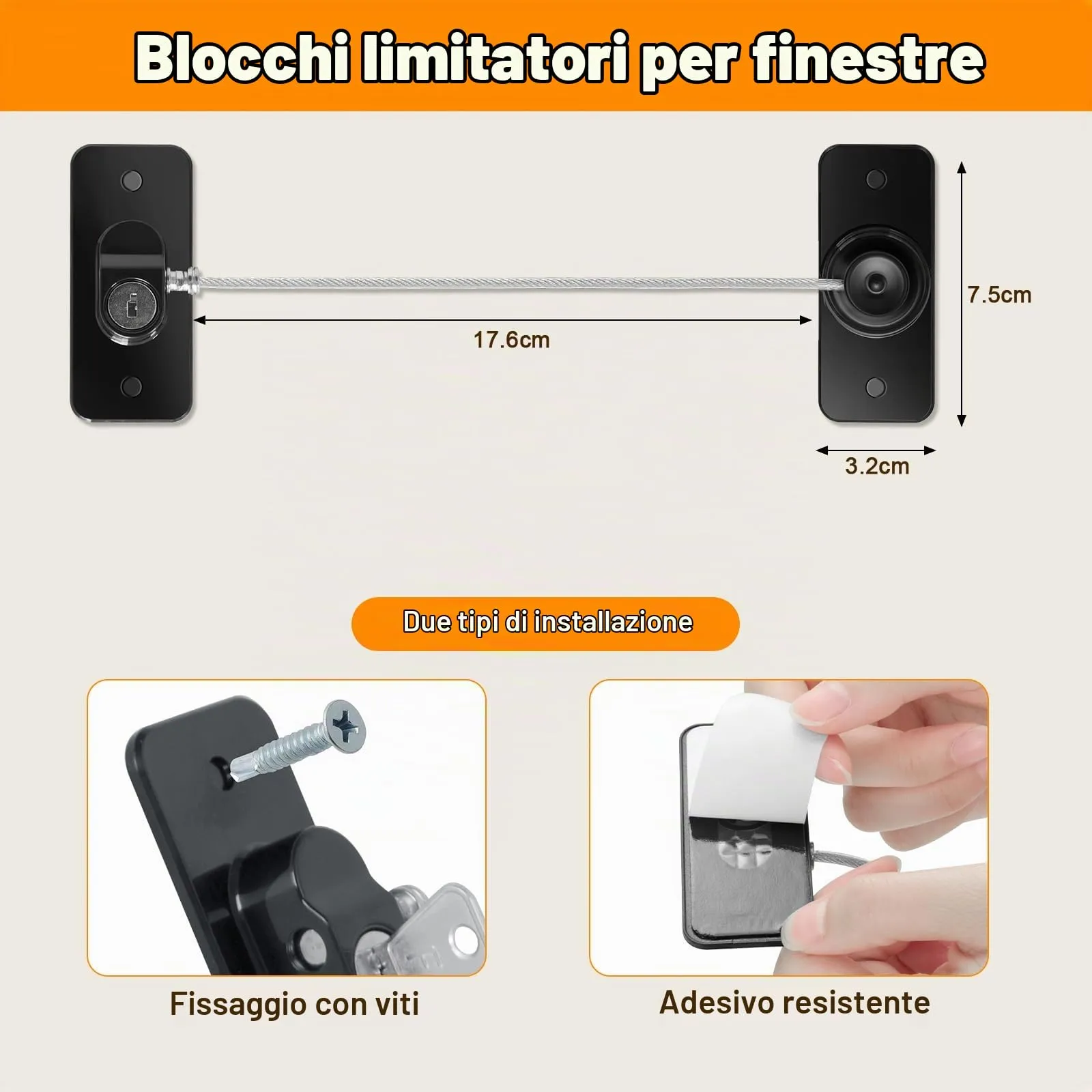 AiQInu Lucchetto per Frigorifero e Finestre con Chiavi, Set da 2 Pezzi per Bambini e Animali Domestici - immagine 4