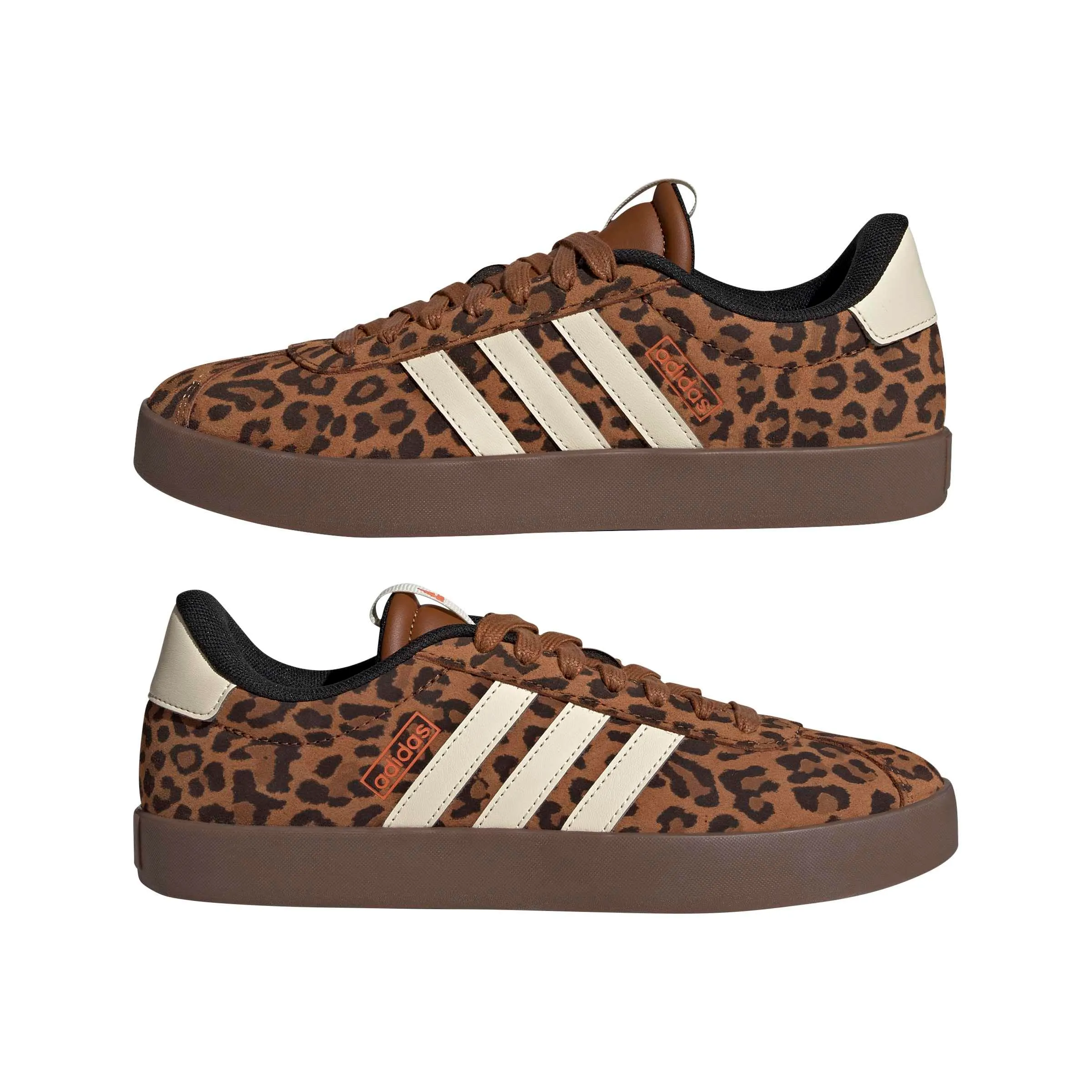 adidas VL Court 3.0 Shoes - Dusky Bronze/Cream White/Gum5 - 38 EU - immagine 6