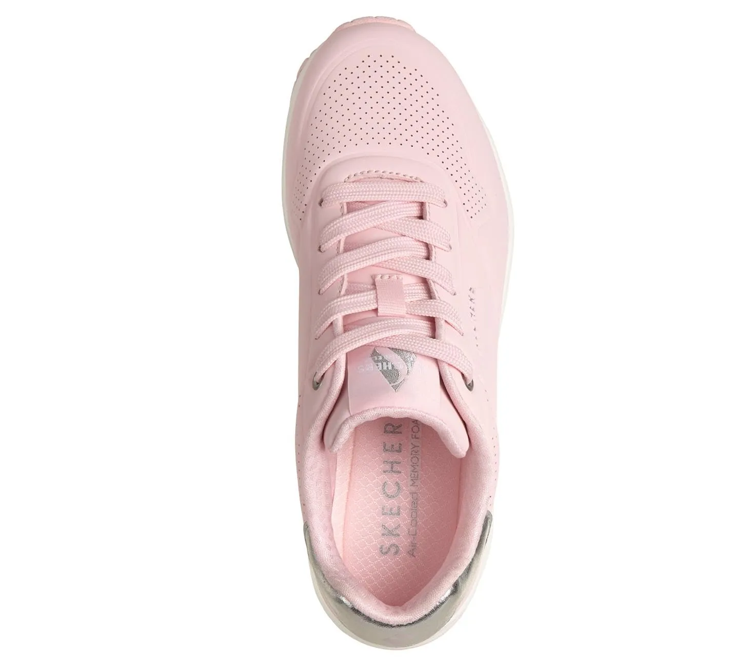 Skechers Uno Golden Air Scarpe da Ginnastica da Donna, Light Pink Durabuck/Mesh Trim, 38.5 EU - immagine 3