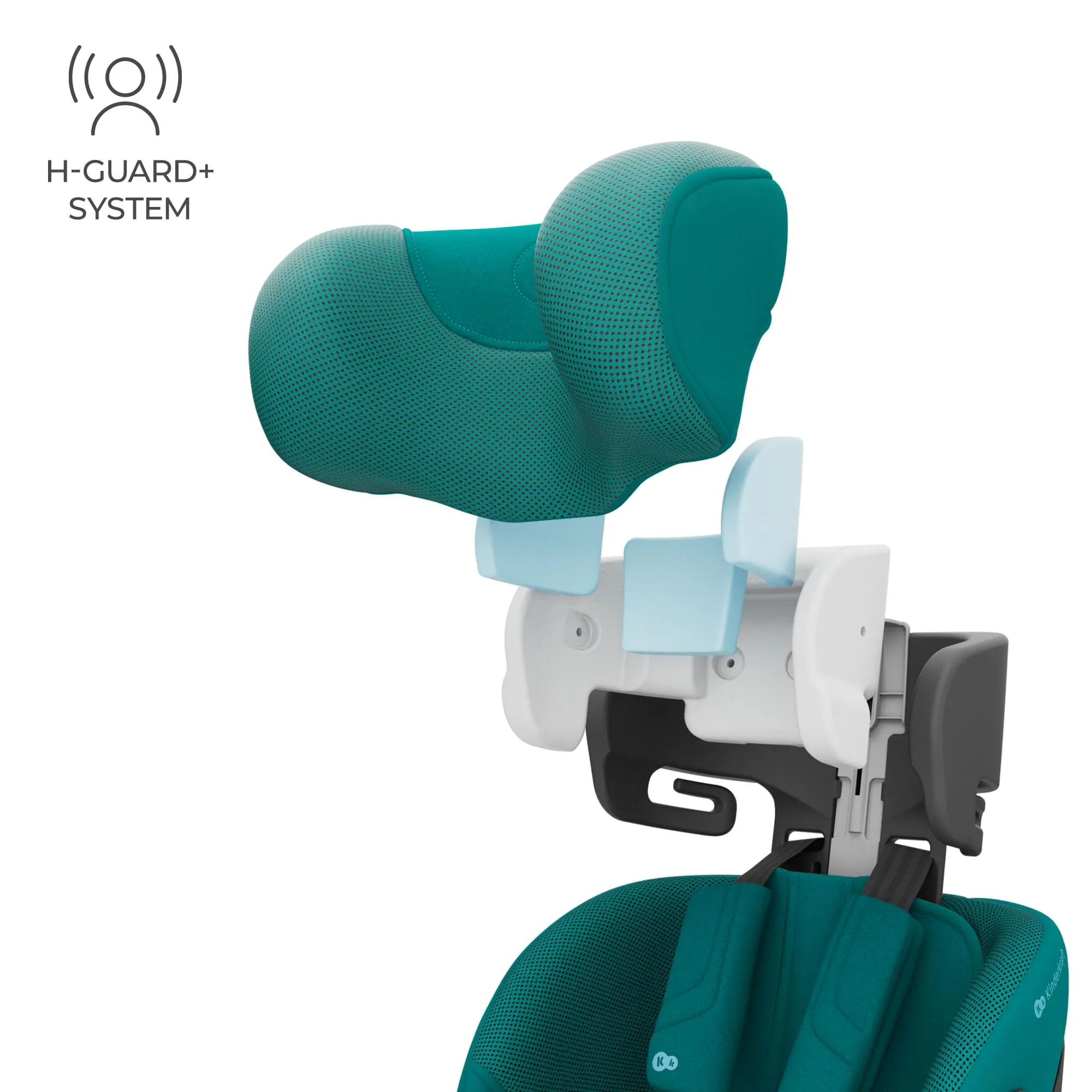 Kinderkraft I-Grow 2 Pro Seggiolino Auto 40-150 cm ISOFIX 360° Verde - immagine 9