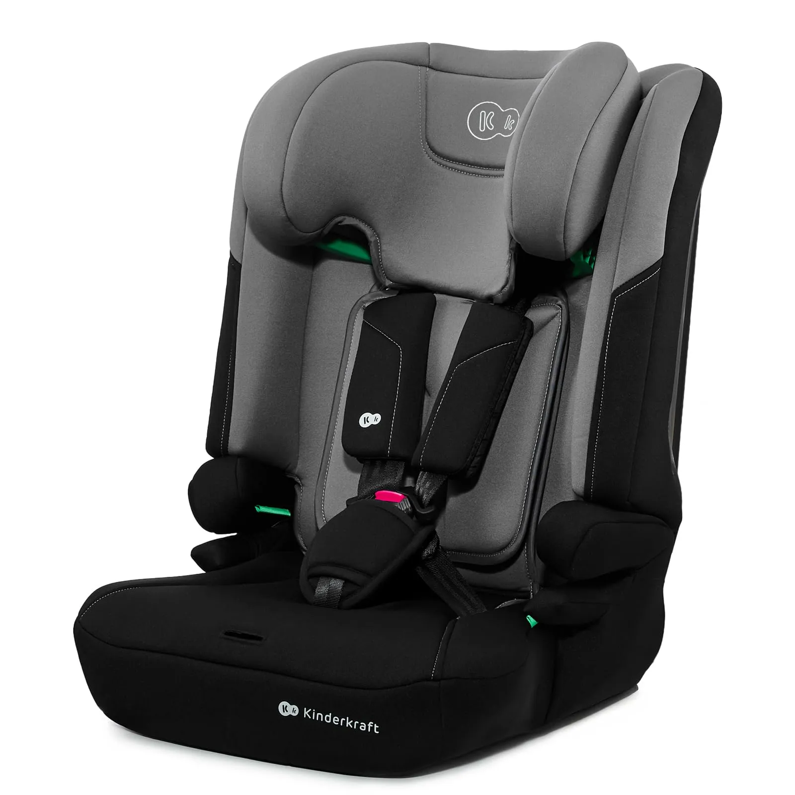 Kinderkraft I-Comfy Seggiolino Auto 76-150 cm Easy Grow, Grigio Scuro - immagine 4
