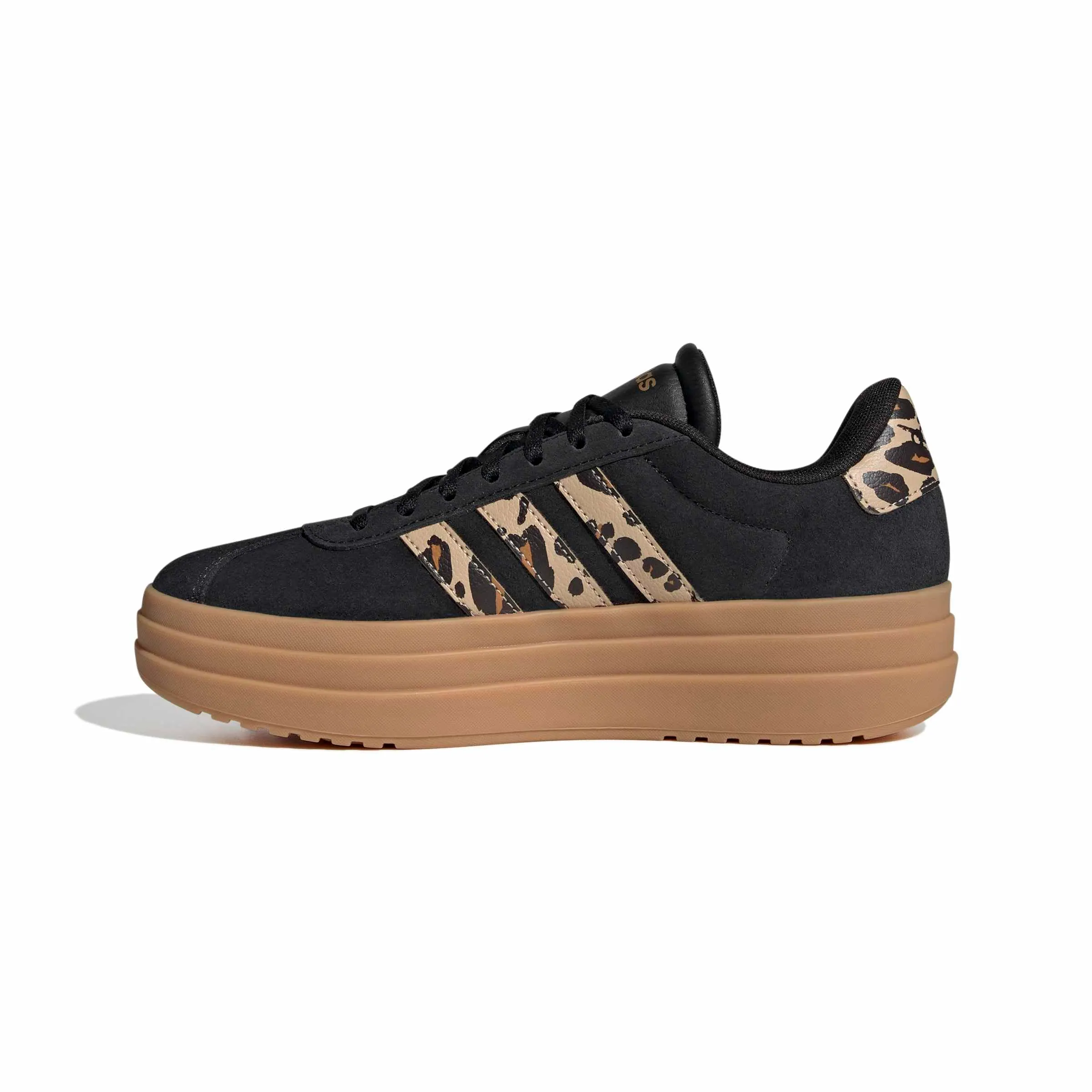adidas VL Court Bold Shoes, Core Black/Magic Beige/Dark Brown, 37 1/3 EU - immagine 1