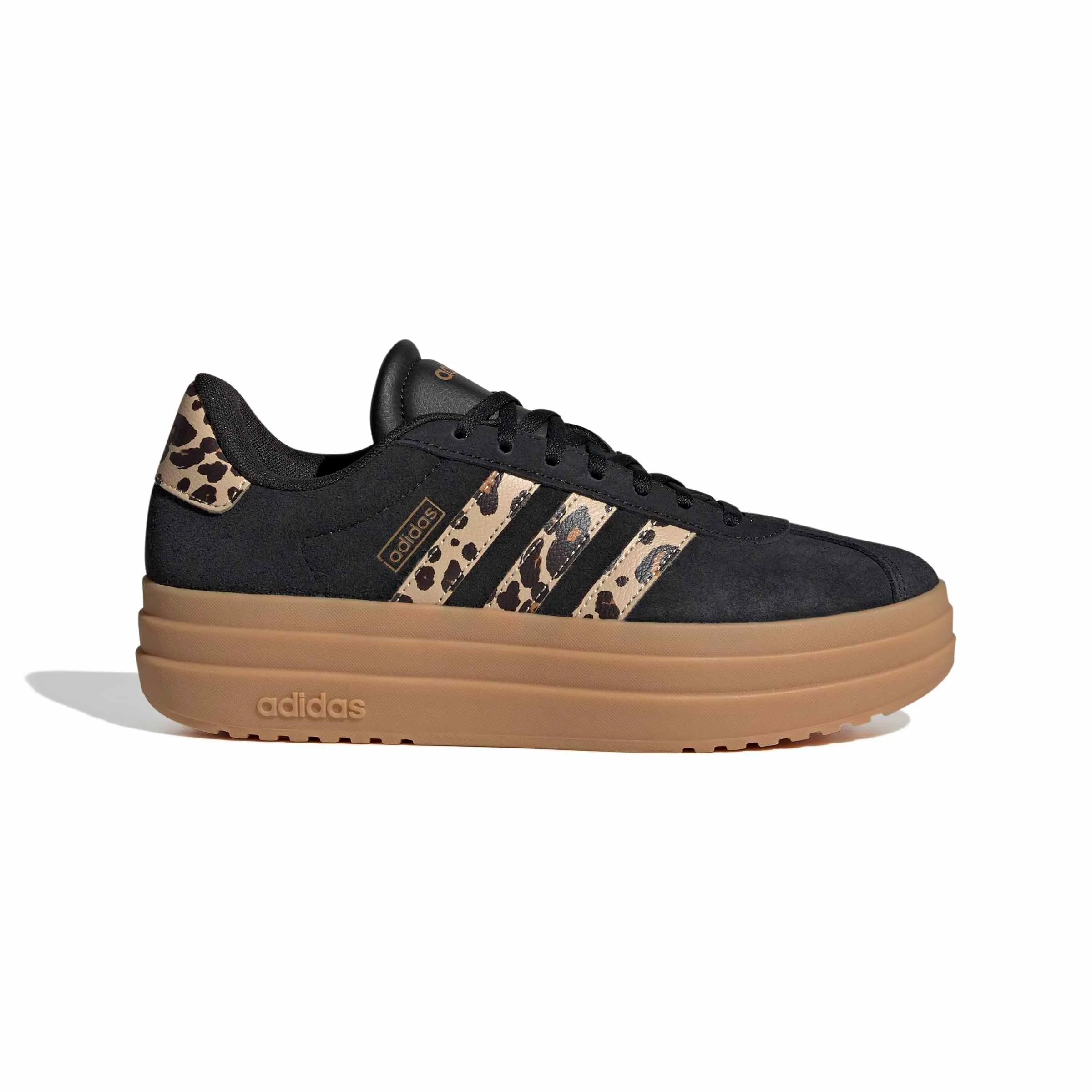 adidas VL Court Bold Shoes, Core Black/Magic Beige/Dark Brown, 37 1/3 EU - immagine 2