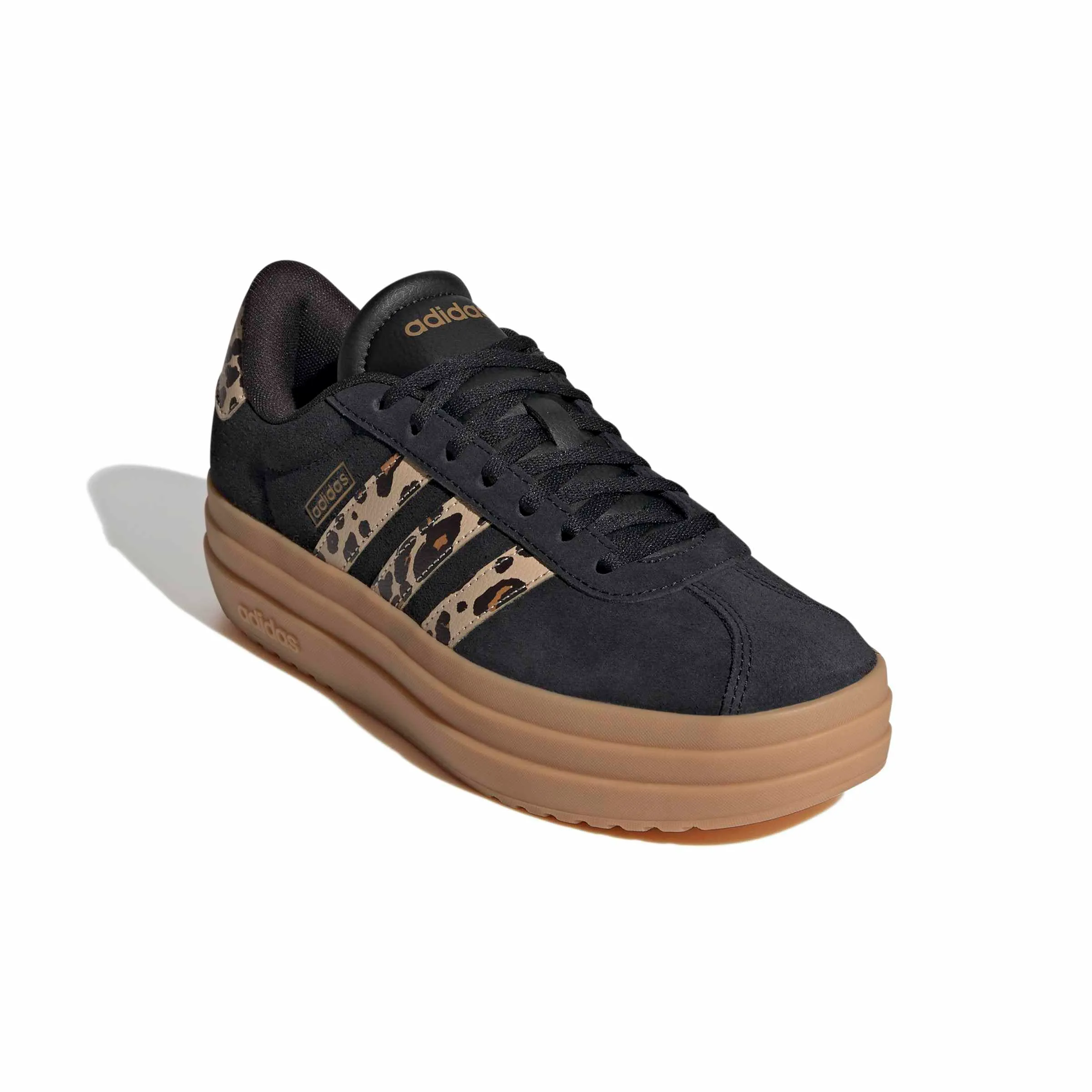 adidas VL Court Bold Shoes, Core Black/Magic Beige/Dark Brown, 37 1/3 EU - immagine 3