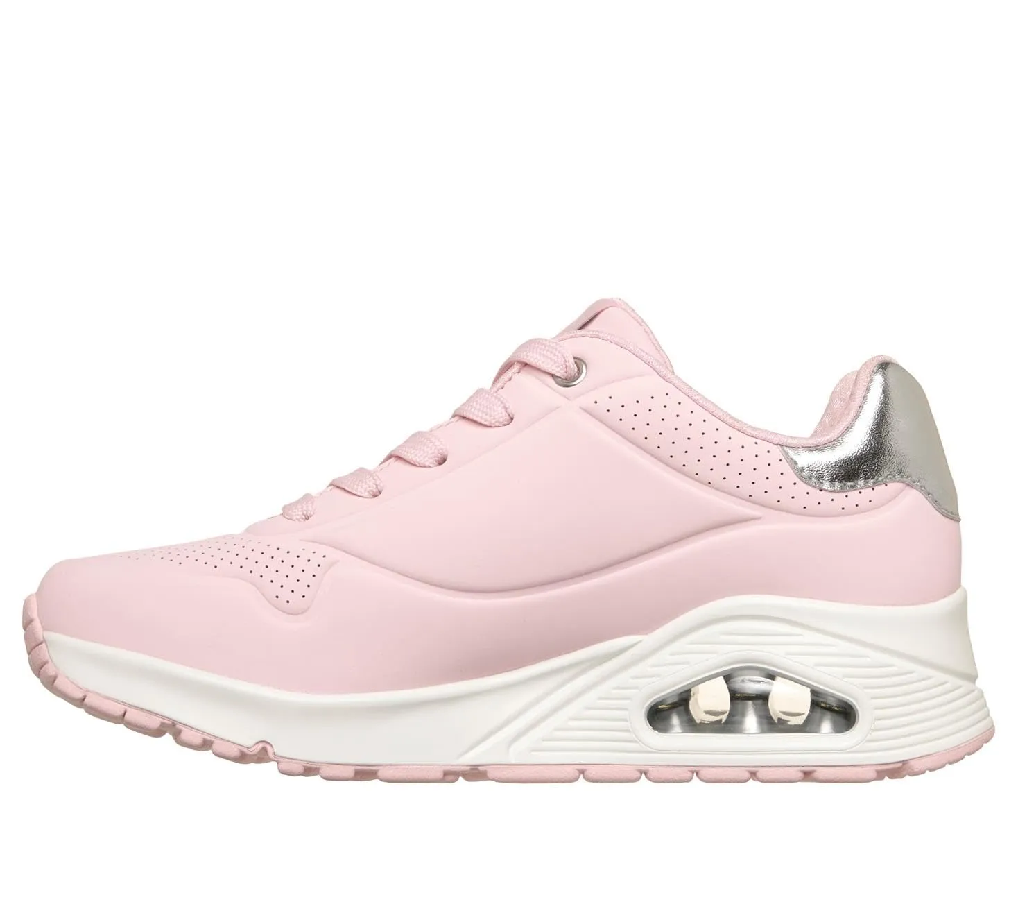 Skechers Uno Golden Air Scarpe da Ginnastica da Donna, Light Pink Durabuck/Mesh Trim, 39.5 EU - immagine 5