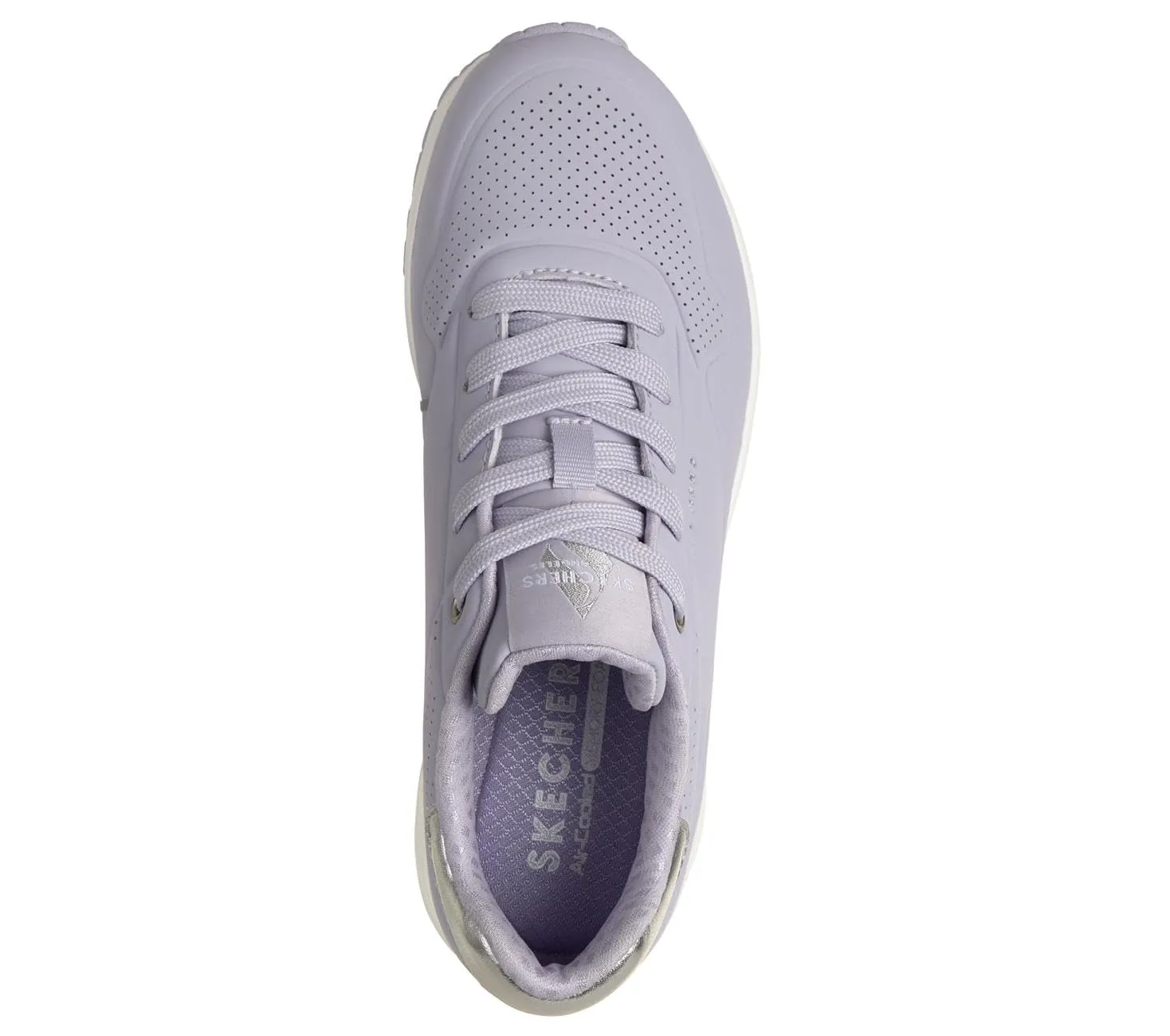Skechers Uno Golden Air Scarpe da Ginnastica da Donna - Lilac Durabuck/Mesh Trim, 40 EU - immagine 3