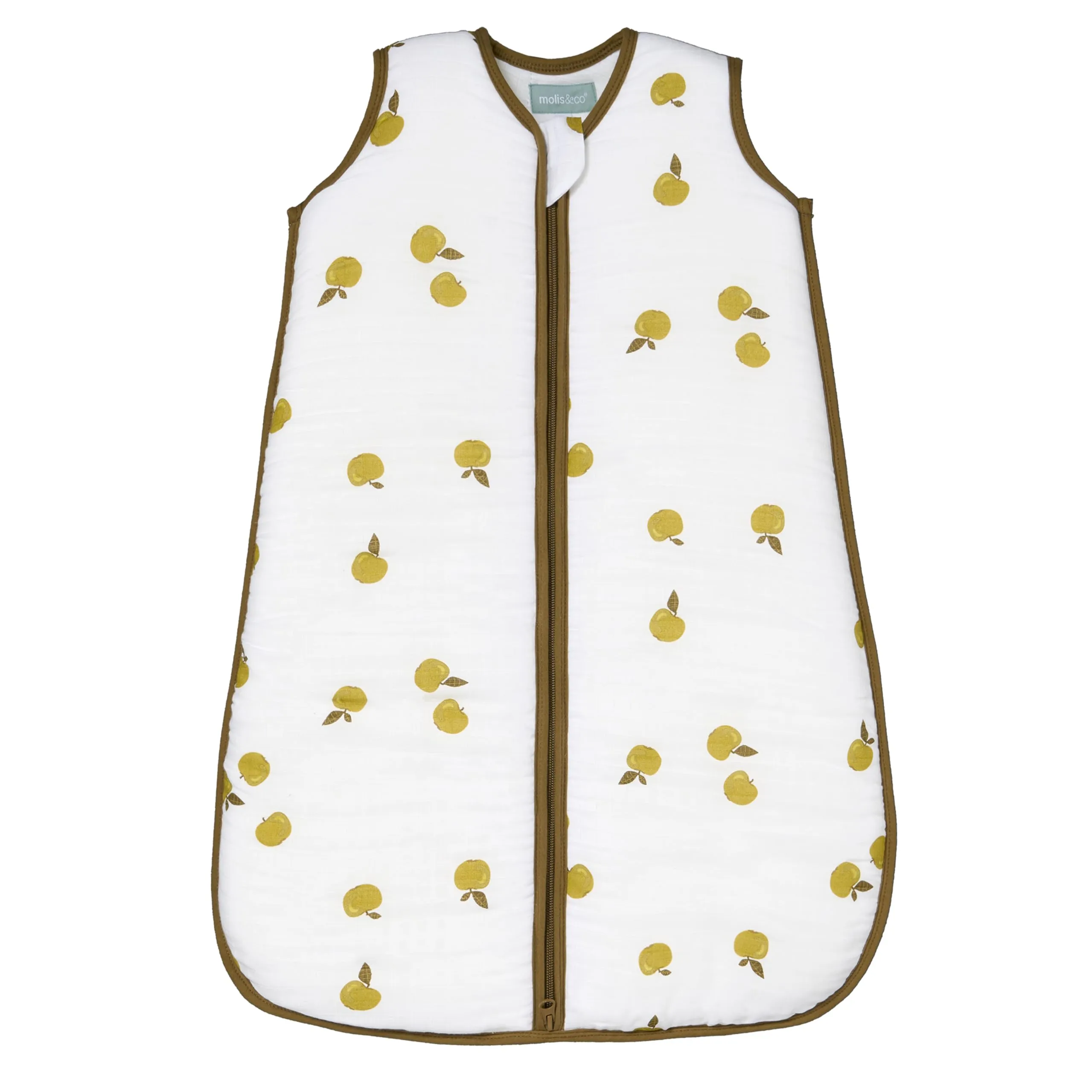 molis & co Sacco Nanna 2.5 TOG, 6-18 mesi (85 cm), Mussola di Bambù Premium, Apples - immagine 1