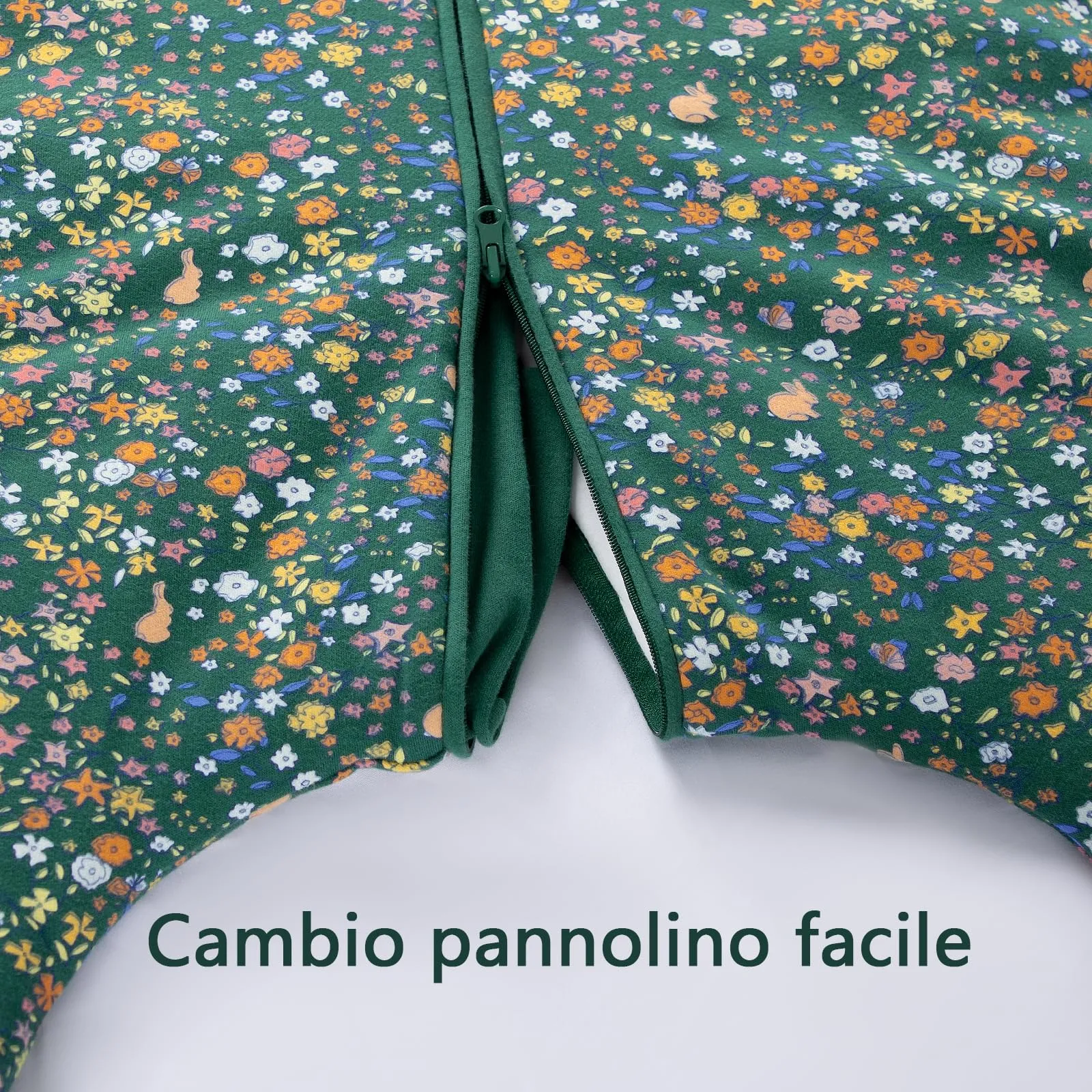 Mosebears Sacco Nanna con Gambe 2.5 Tog per Bambini, Foderato Invernale con Maniche Staccabili, Unisex - immagine 8