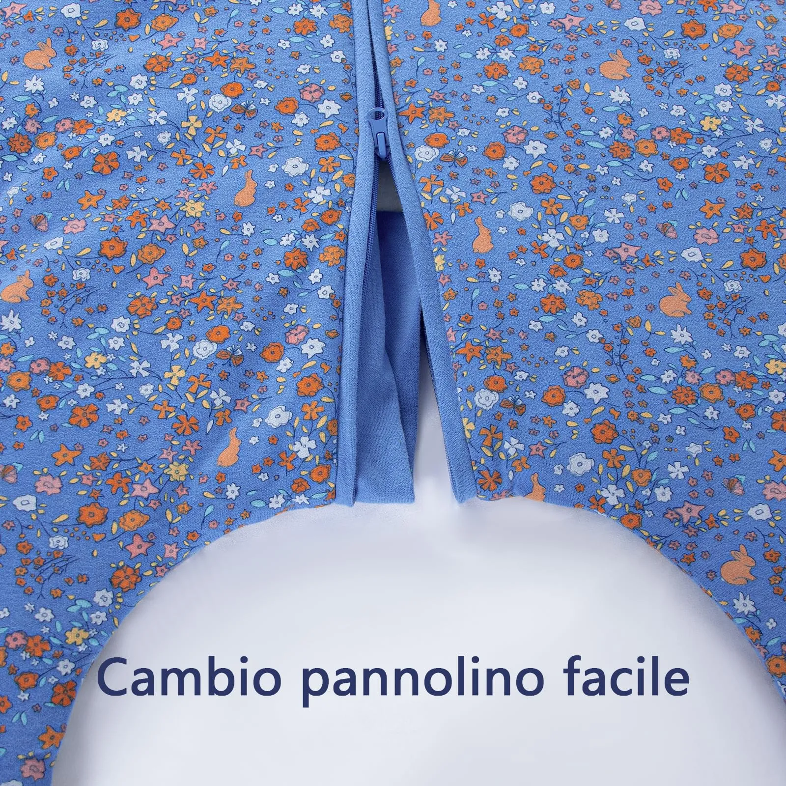 Mosebears Sacco Nanna con Gambe 2.5 Tog per Bambini, Foderato Invernale con Maniche Staccabili, Unisex, Blu, 3-4 Anni - immagine 8
