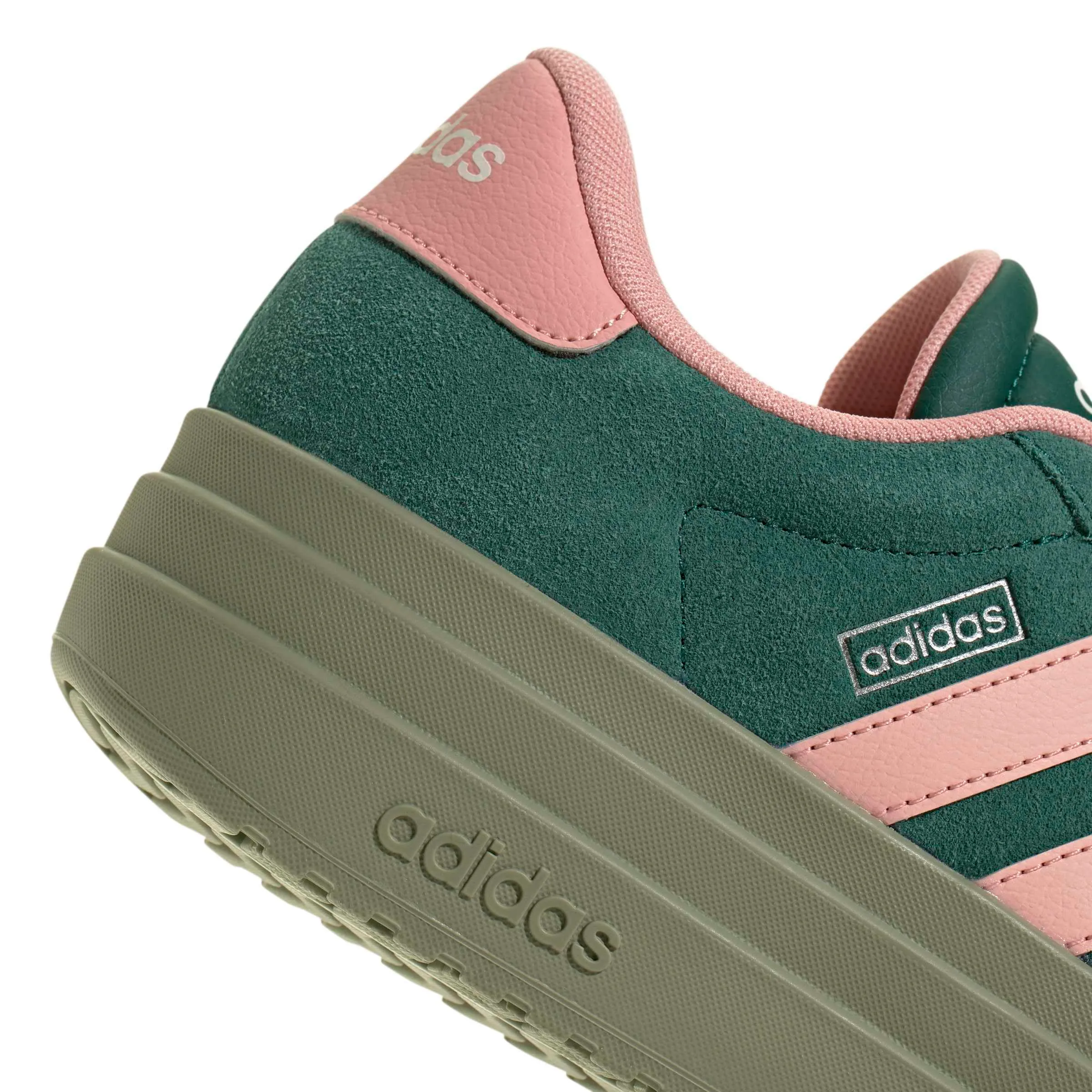 adidas VL Court Bold Shoes, Collegiate Green/Haze Coral/Semi Frozen Turbo, 36 2/3 EU - immagine 6