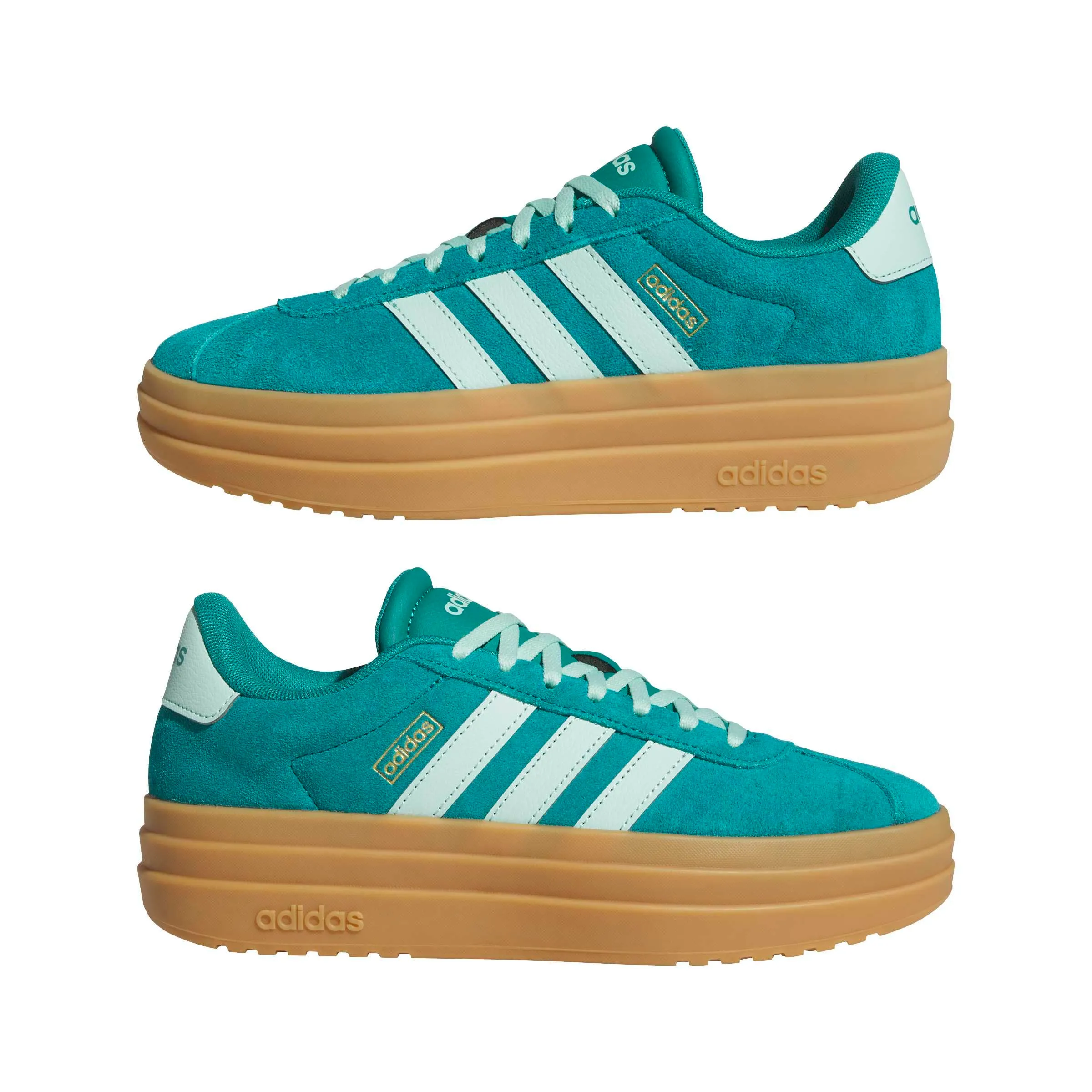 adidas VL Court Bold Shoes, Equipment Green/Clear Mint/Gold Met, 38 2/3 EU - immagine 6