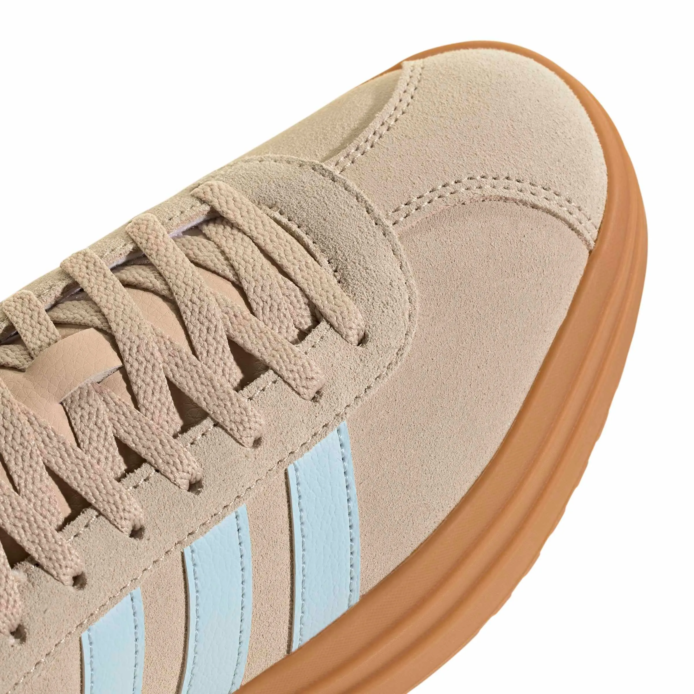 adidas VL Court Bold Shoes, Wonder Beige/Ice Blue/Gold Met., 41 1/3 EU - immagine 4