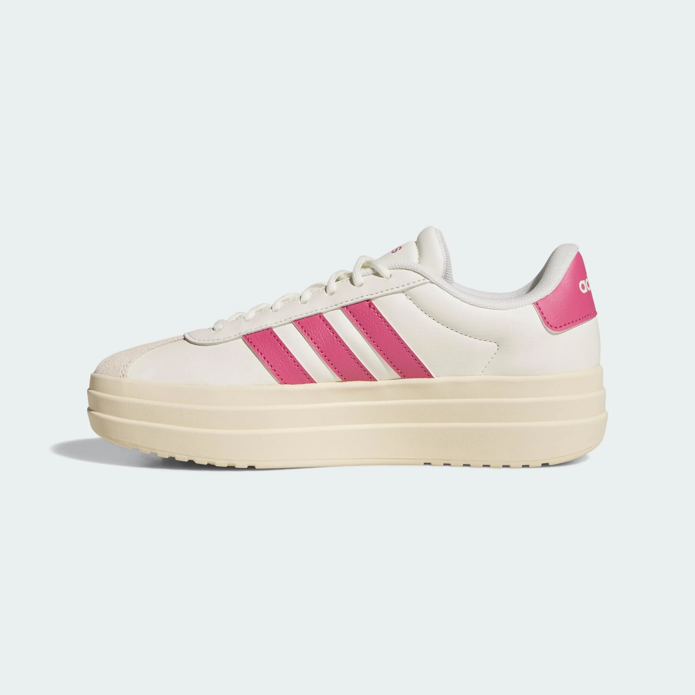 adidas VL Court Bold Shoes, Off White/Dual Magenta/Gold Met, 36 EU - immagine 3
