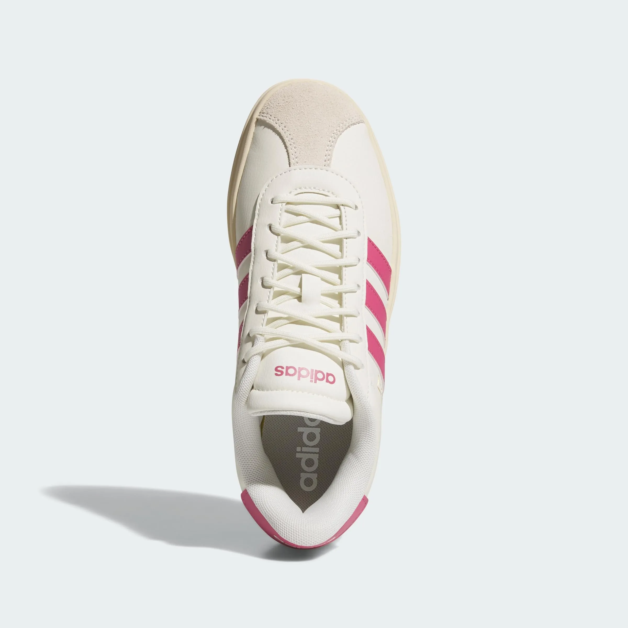 adidas VL Court Bold Shoes, Off White/Dual Magenta/Gold Met, 42 EU - immagine 4