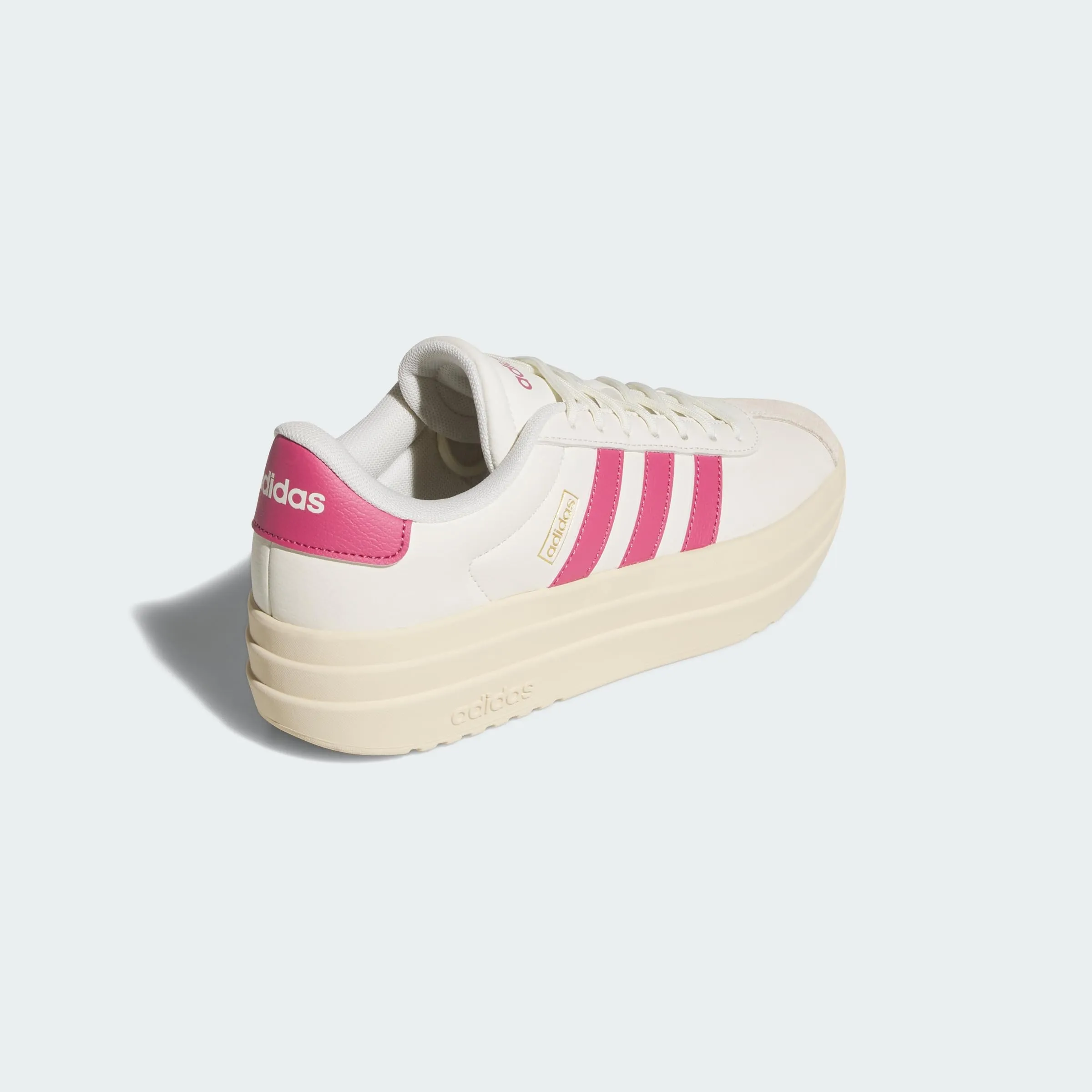 adidas VL Court Bold Shoes, Off White/Dual Magenta/Gold Met., 36 2/3 EU - immagine 7