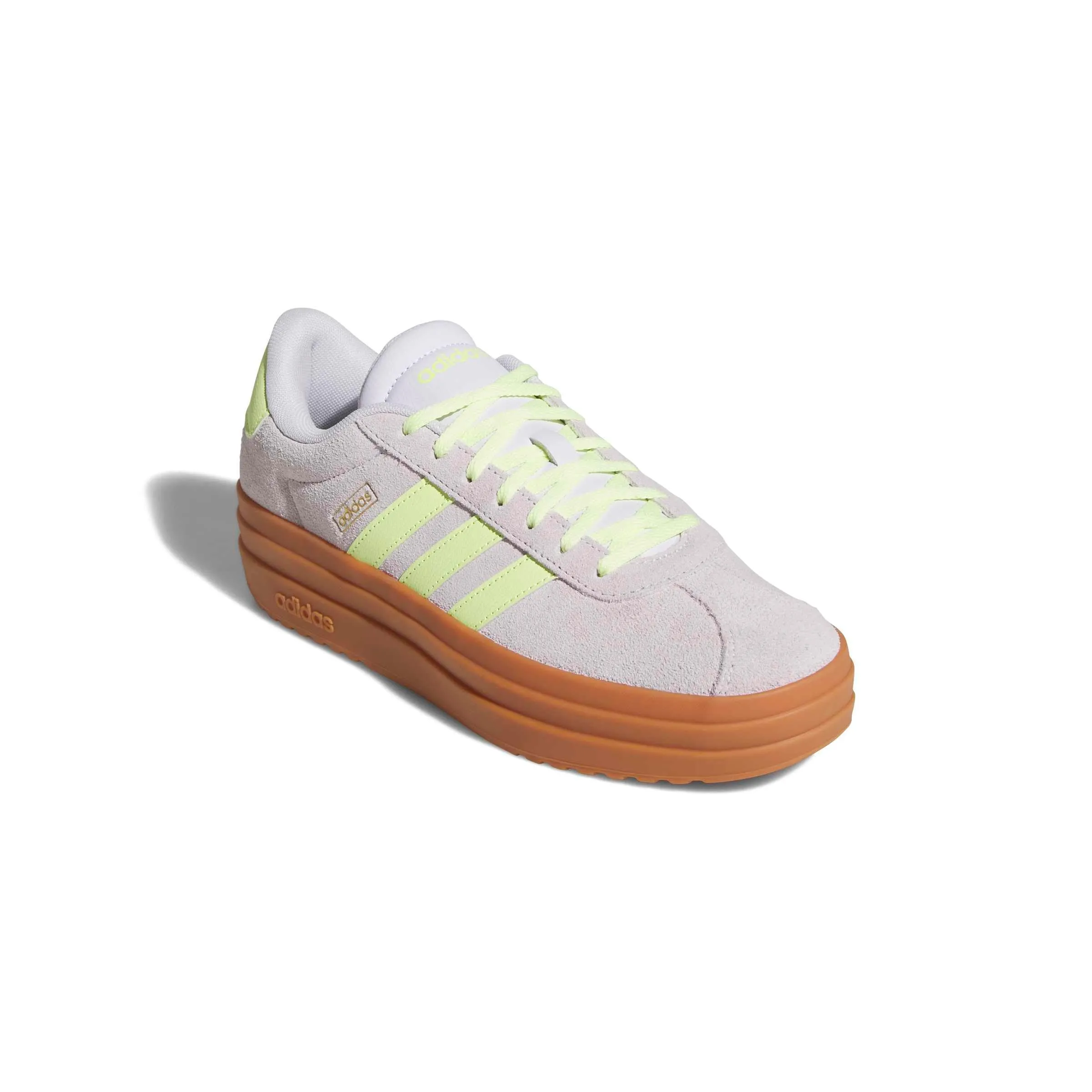 adidas VL Court Bold Shoes, Frozen Purple/Frozen Lemon/Gold Met, 36 2/3 EU - immagine 5
