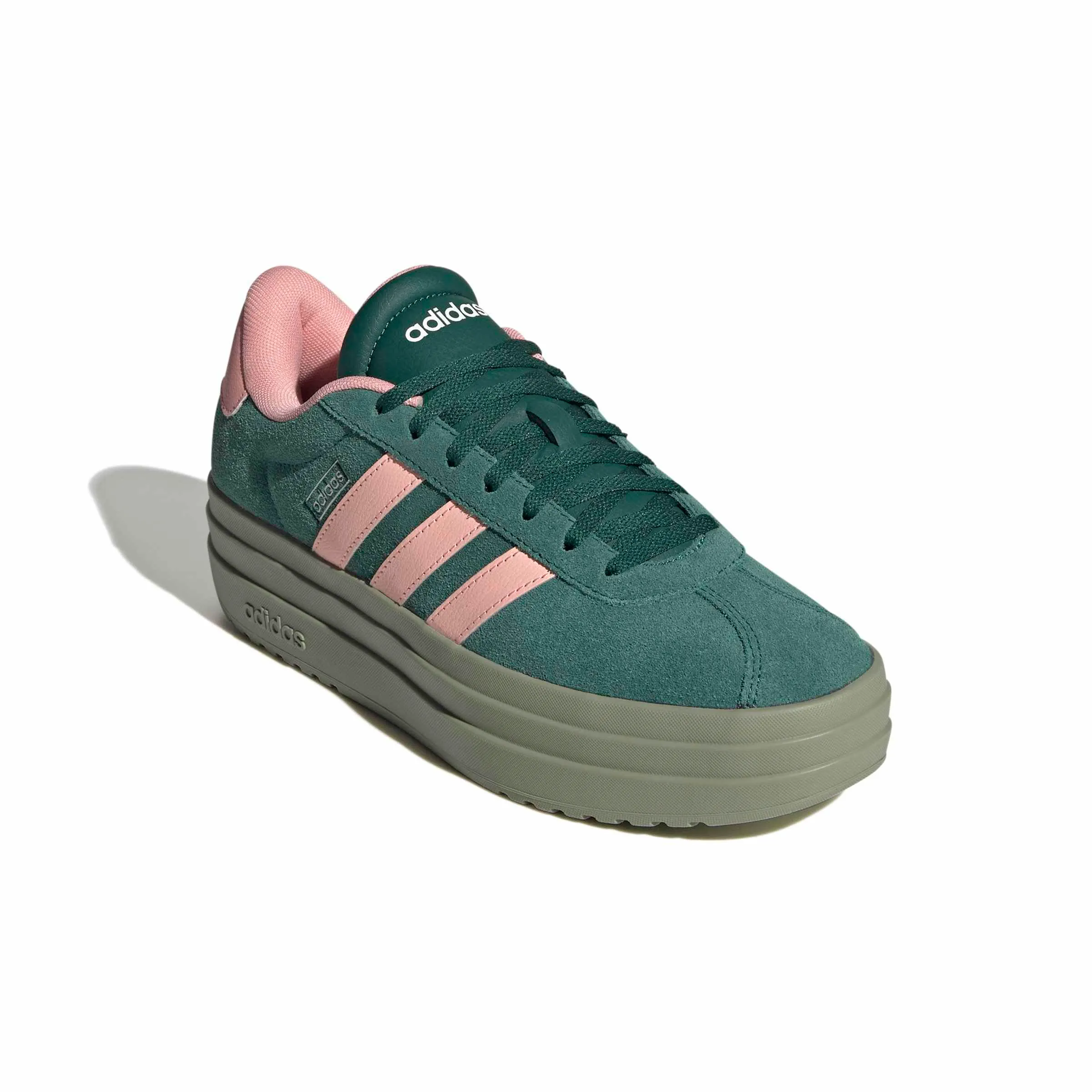 adidas VL Court Bold Shoes - Collegiate Green/Haze Coral/Semi Frozen Turbo - 39 1/3 EU - immagine 4