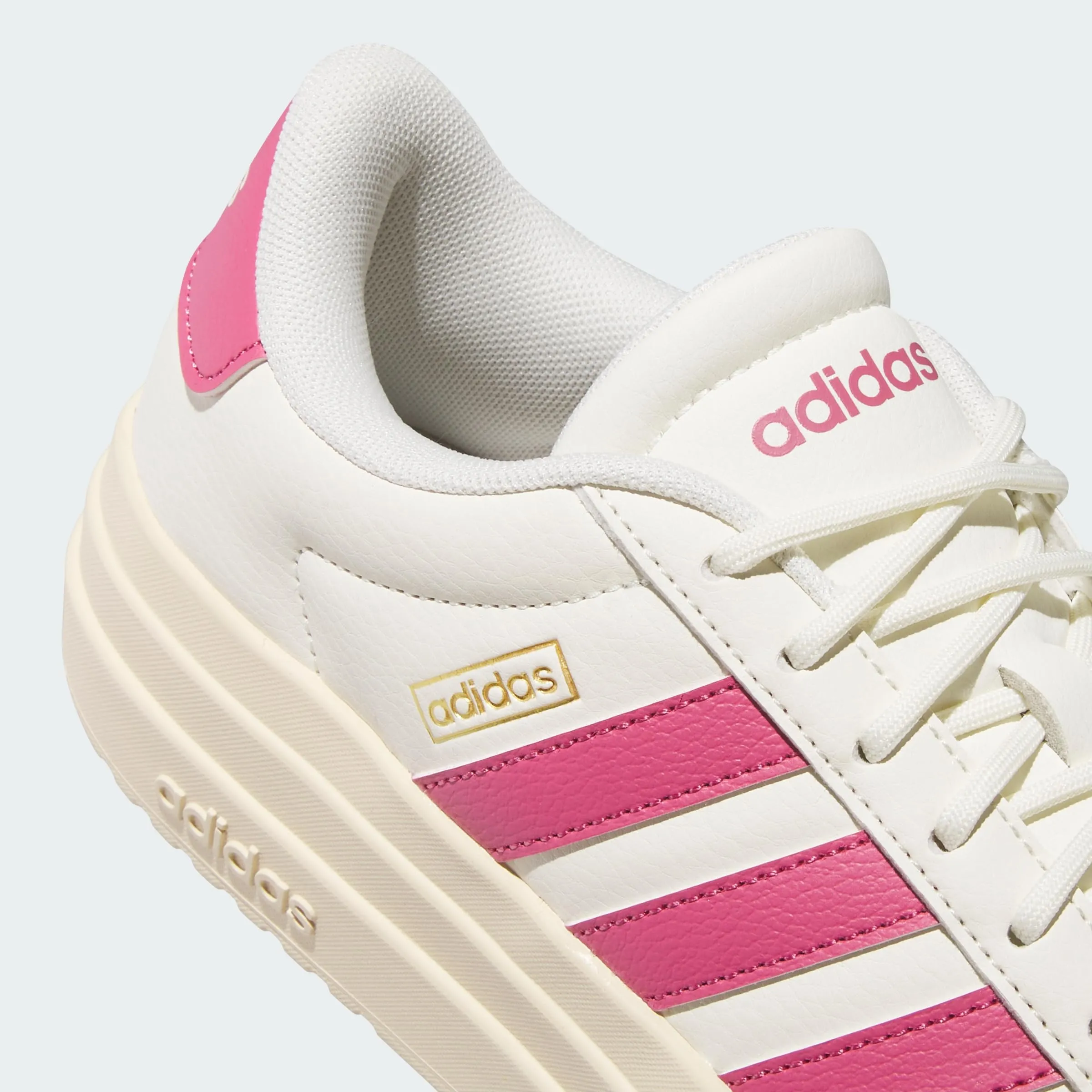 adidas VL Court Bold Shoes - Off White/Dual Magenta/Gold Met. - 40 2/3 EU - immagine 5