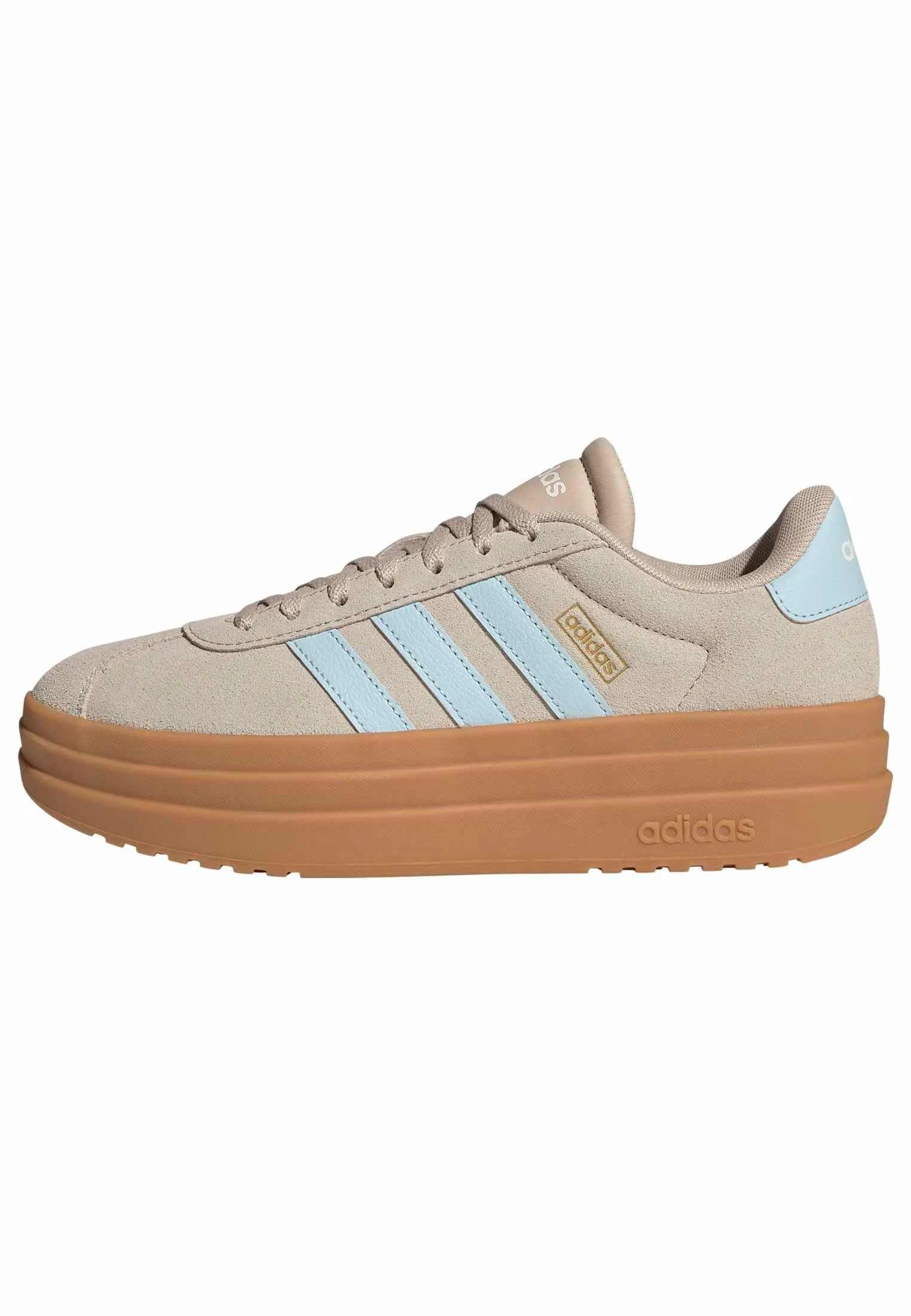 adidas VL Court Bold Shoes - Wonder Beige/Ice Blue/Gold Met. - 37 1/3 EU - immagine 1