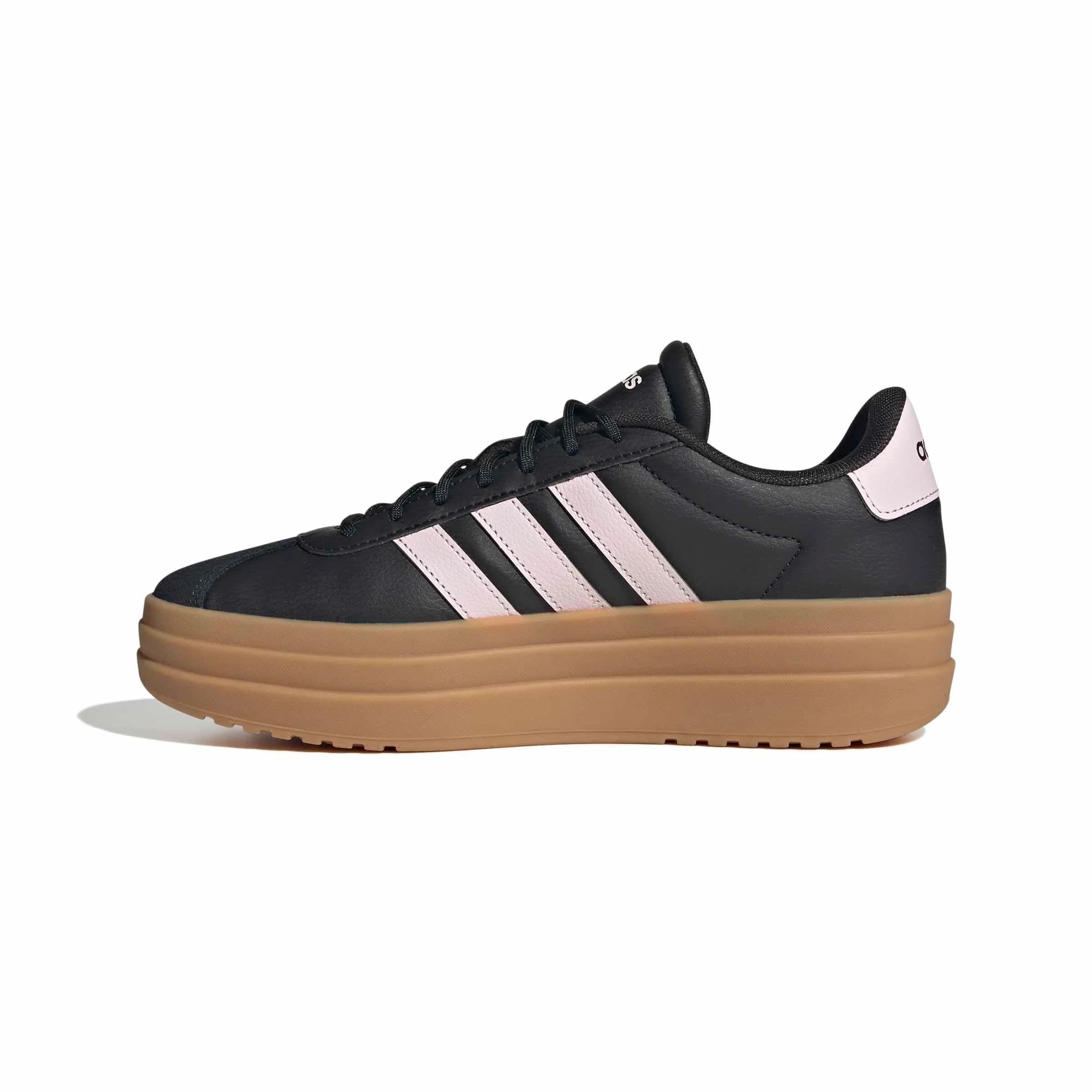 adidas VL Court Bold Shoes, Core Black/Distilled Pink/Gold Met., 39 1/3 EU - immagine 1