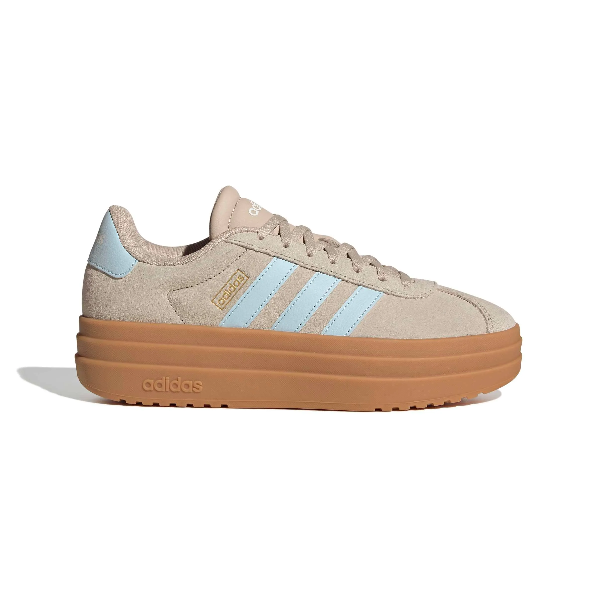 adidas VL Court Bold Shoes, Wonder Beige/Ice Blue/Gold Met., 36 EU - immagine 2