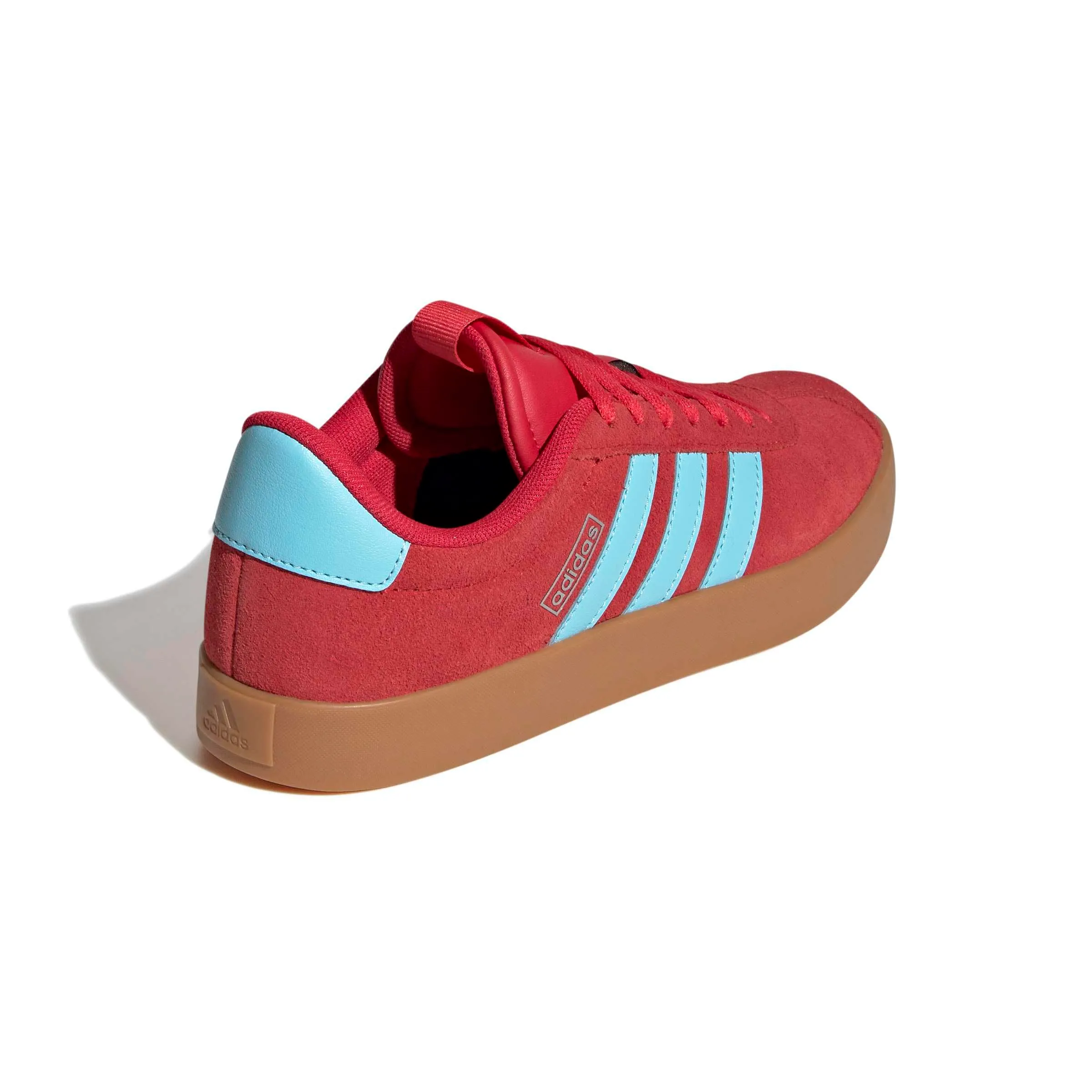 adidas VL Court 3.0 Shoes, Pure Ruby/Bliss Blue/Tech Grey Met., 38 EU - immagine 5