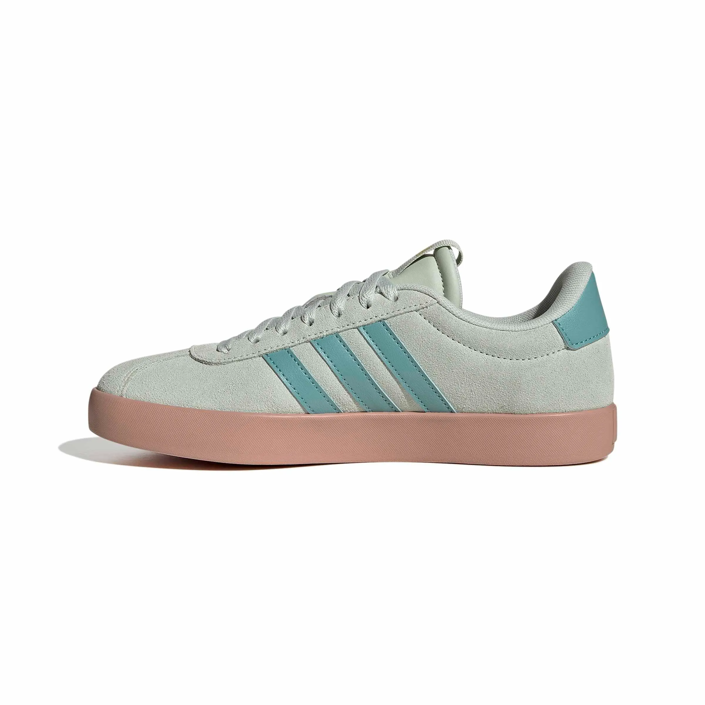 adidas VL Court 3.0 Shoes, Linen Green/Mint Ton/Gold Met, 38 2/3 EU - immagine 1