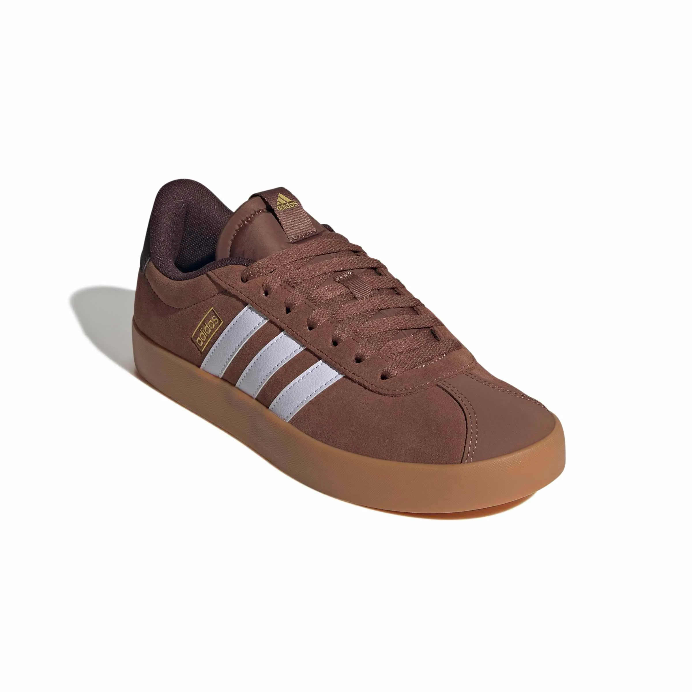 adidas VL Court 3.0 Shoes, Preloved Brown/Frozen Purple/Gold Met., 41 1/3 EU - immagine 3