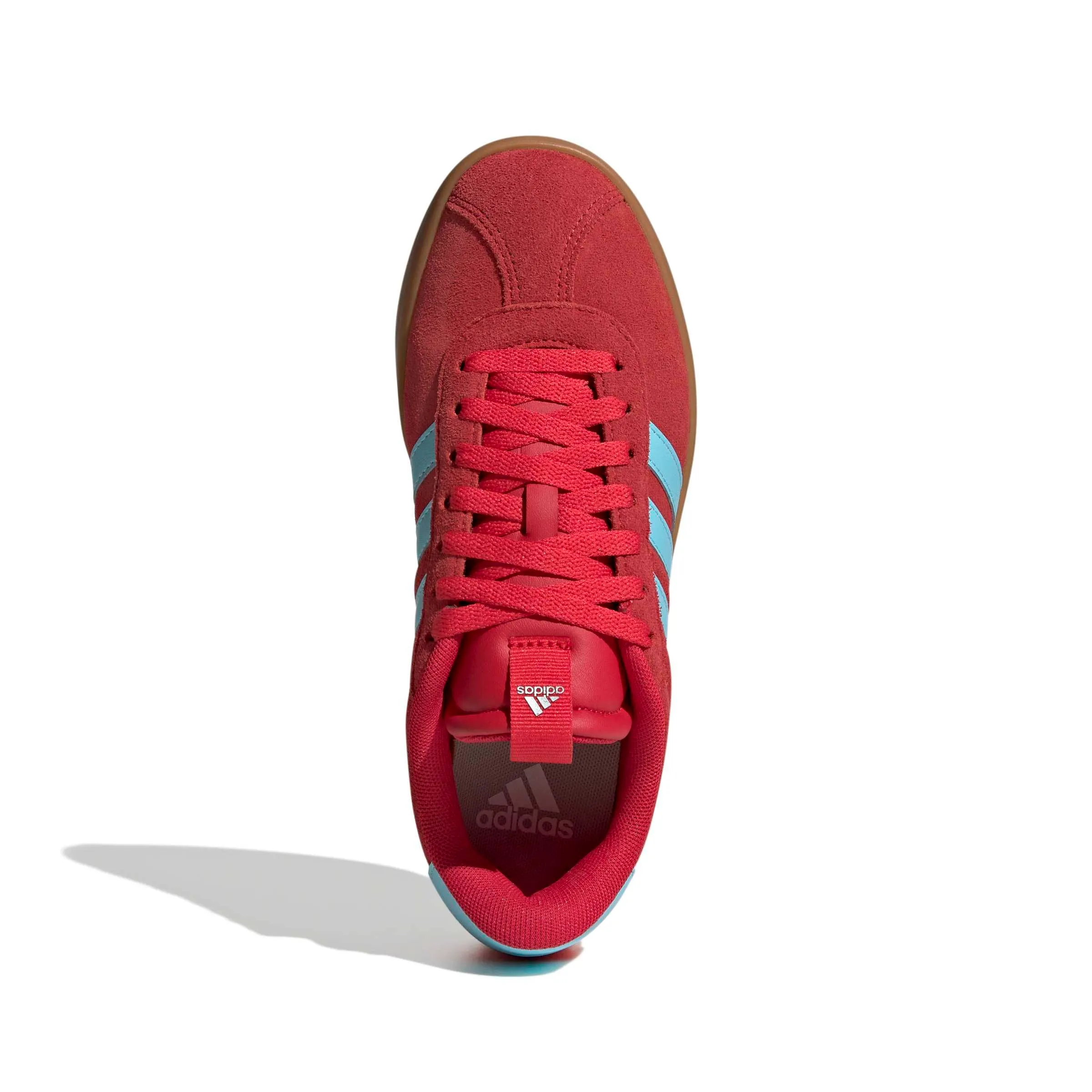 adidas VL Court 3.0 Shoes, Pure Ruby/Bliss Blue/Tech Grey Met, 40 EU - immagine 2