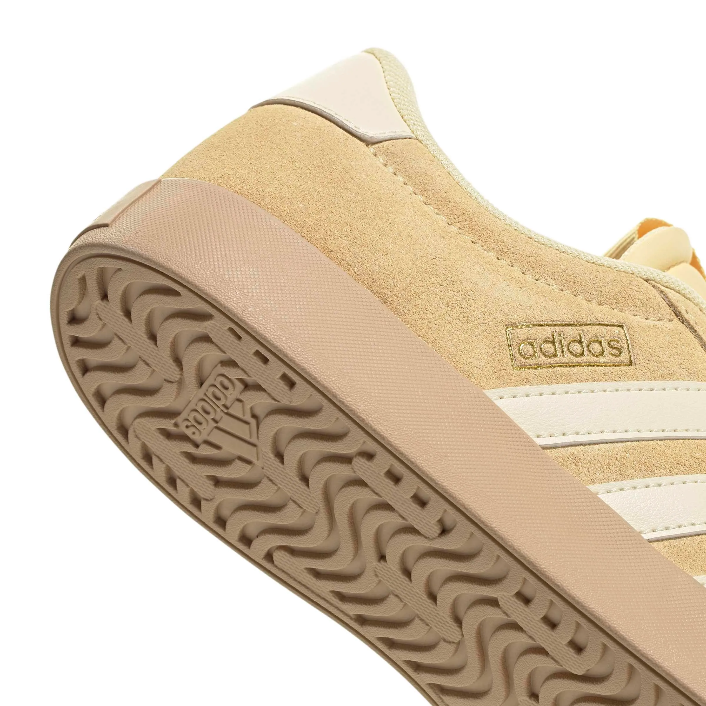adidas VL Court 3.0 Shoes, Orange Tint/Warm Vanilla/Gold Met., 37 1/3 EU - immagine 4