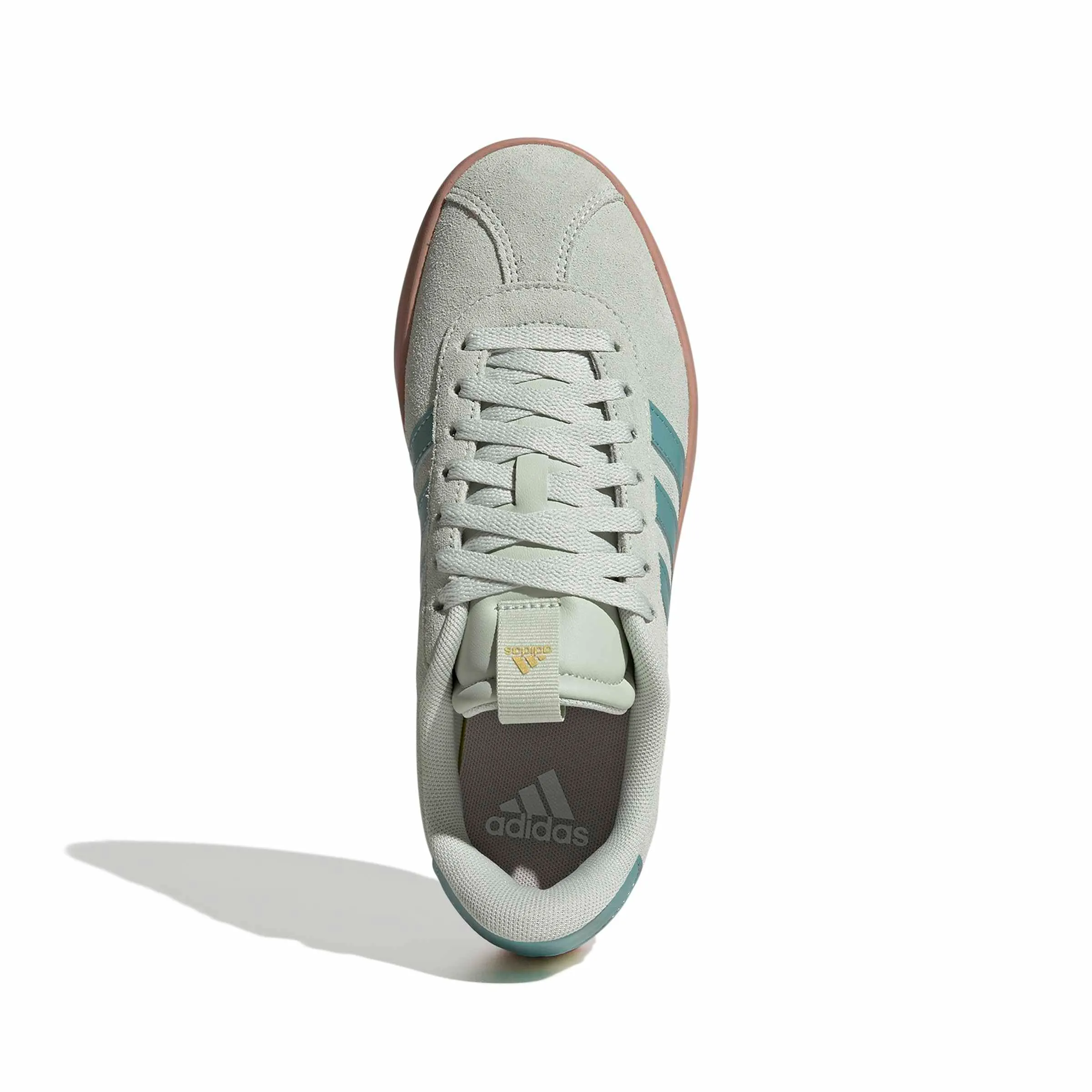 adidas VL Court 3.0 Shoes, Linen Green/Mint Ton/Gold Met., 37 1/3 EU - immagine 7