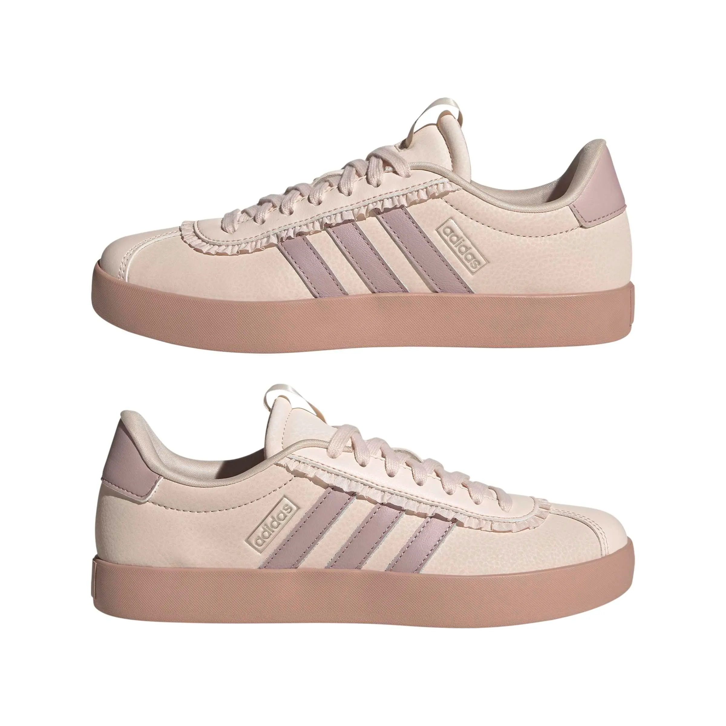adidas VL Court 3.0 Shoes, Wonder Quartz/Dual Lilac/Cyber Met, 44 EU - immagine 6
