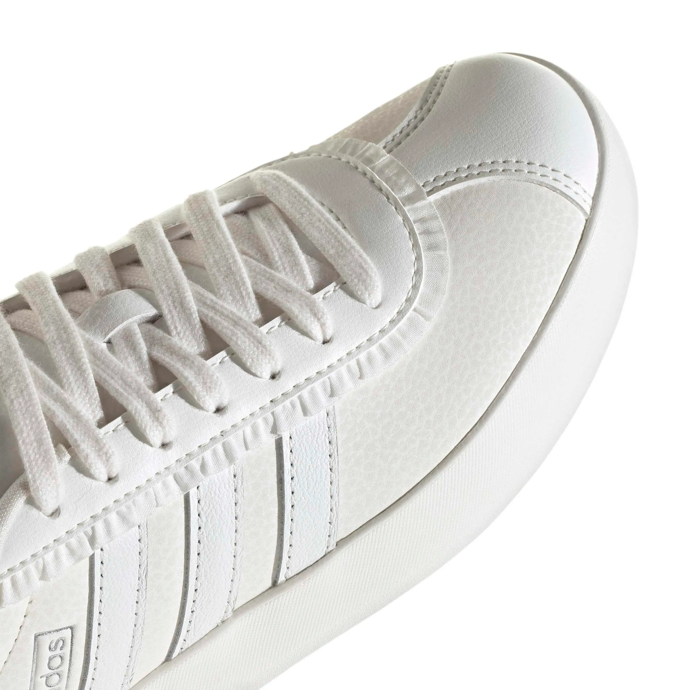 adidas VL Court 3.0 Shoes, Core White/Core White/Silver Met., 36 EU - immagine 5