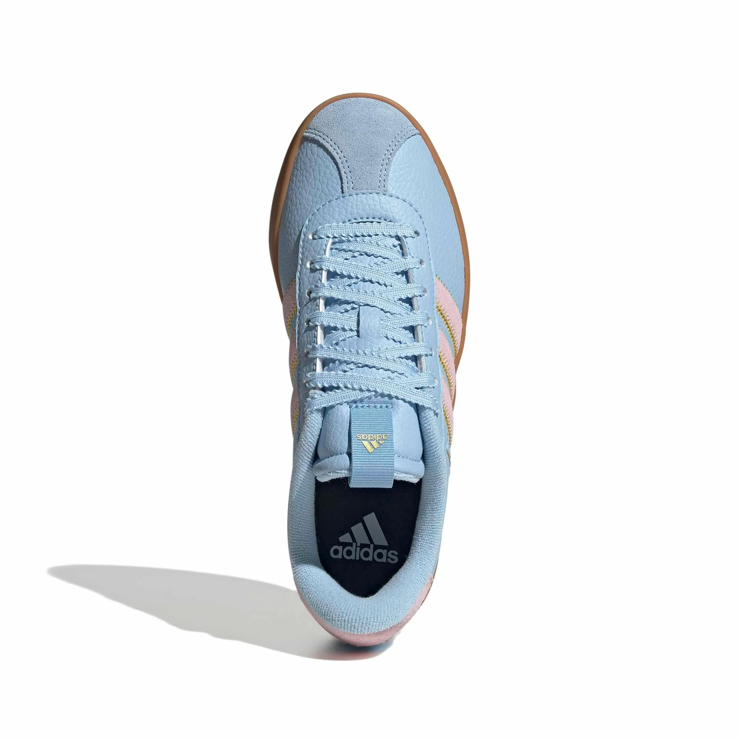 adidas Donna VL Court 3.0 Shoes, Clear Sky/Clear Pink/Gold Met., 40 2/3 EU - immagine 3
