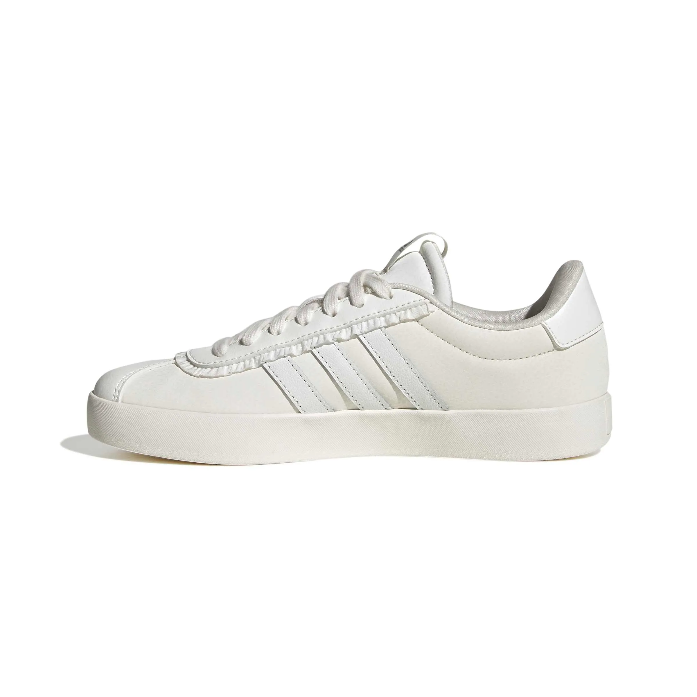 adidas VL Court 3.0 Shoes, Core White/Silver Met, 39 1/3 EU - immagine 1