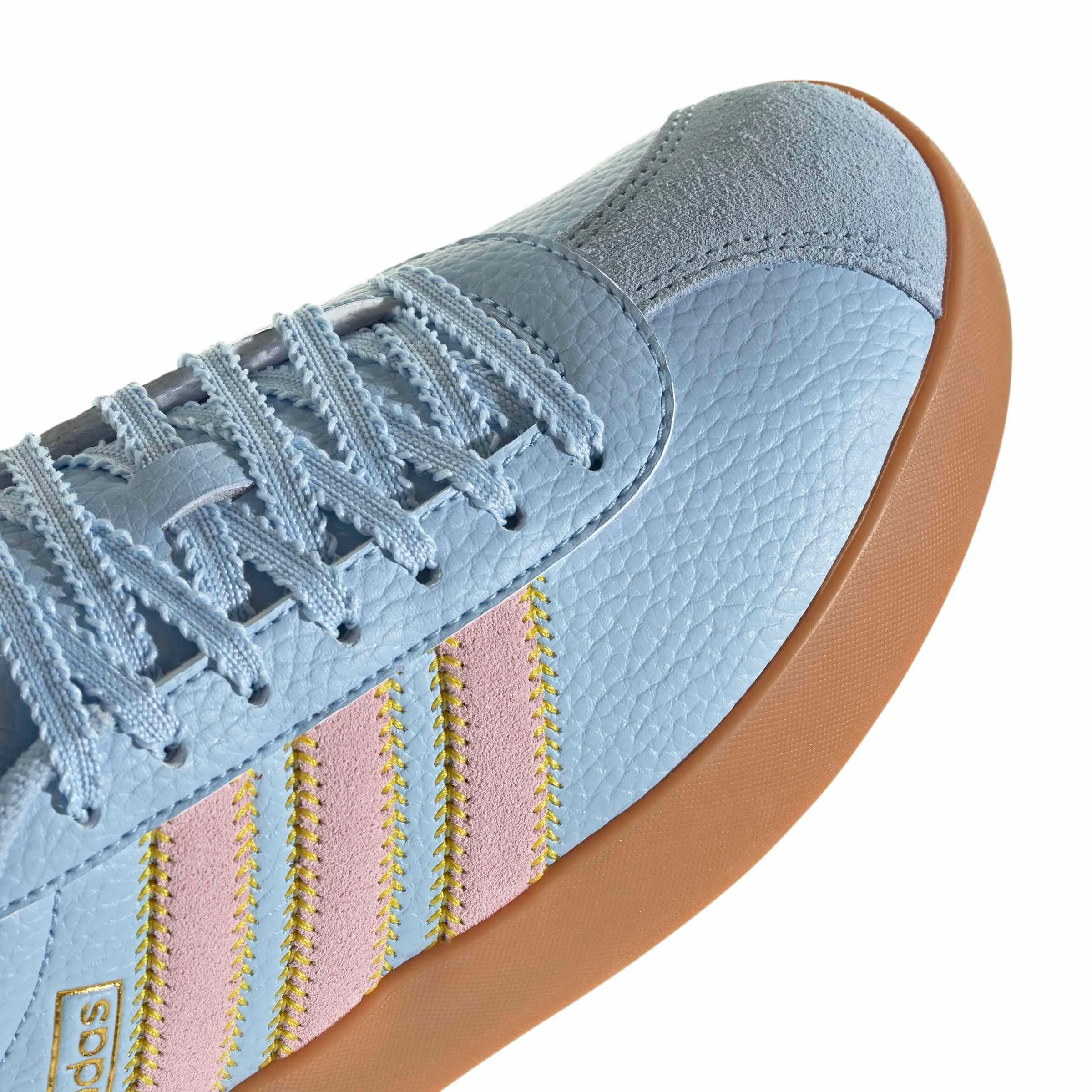 adidas VL Court 3.0 Shoes, Clear Sky/Clear Pink/Gold Met, 43 1/3 EU - immagine 9