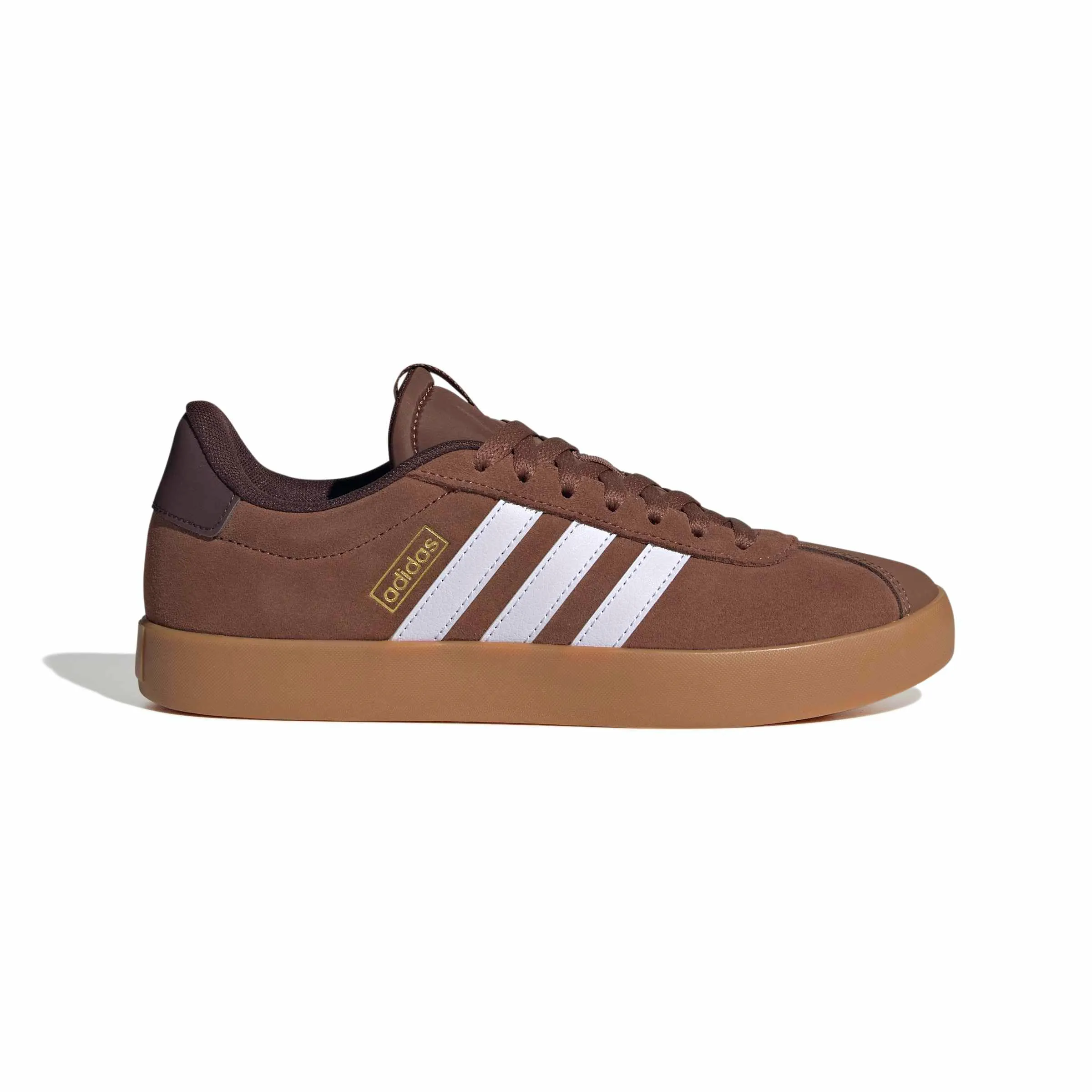 adidas VL Court 3.0 Shoes, Preloved Brown/Frozen Purple/Gold Met., 40 EU - immagine 2
