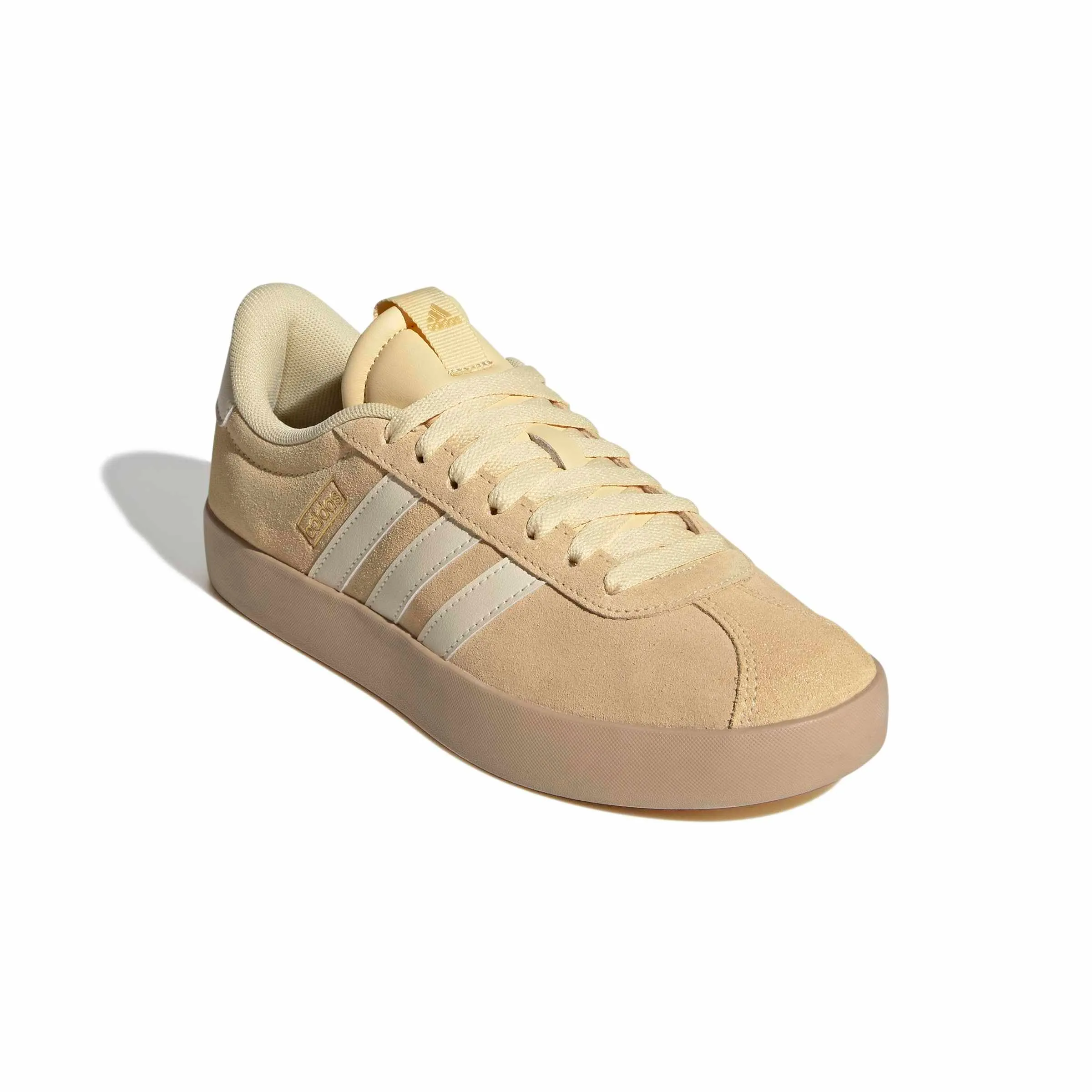 adidas VL Court 3.0 Shoes, Orange Tint/Warm Vanilla/Gold Met., 39 1/3 EU - immagine 3