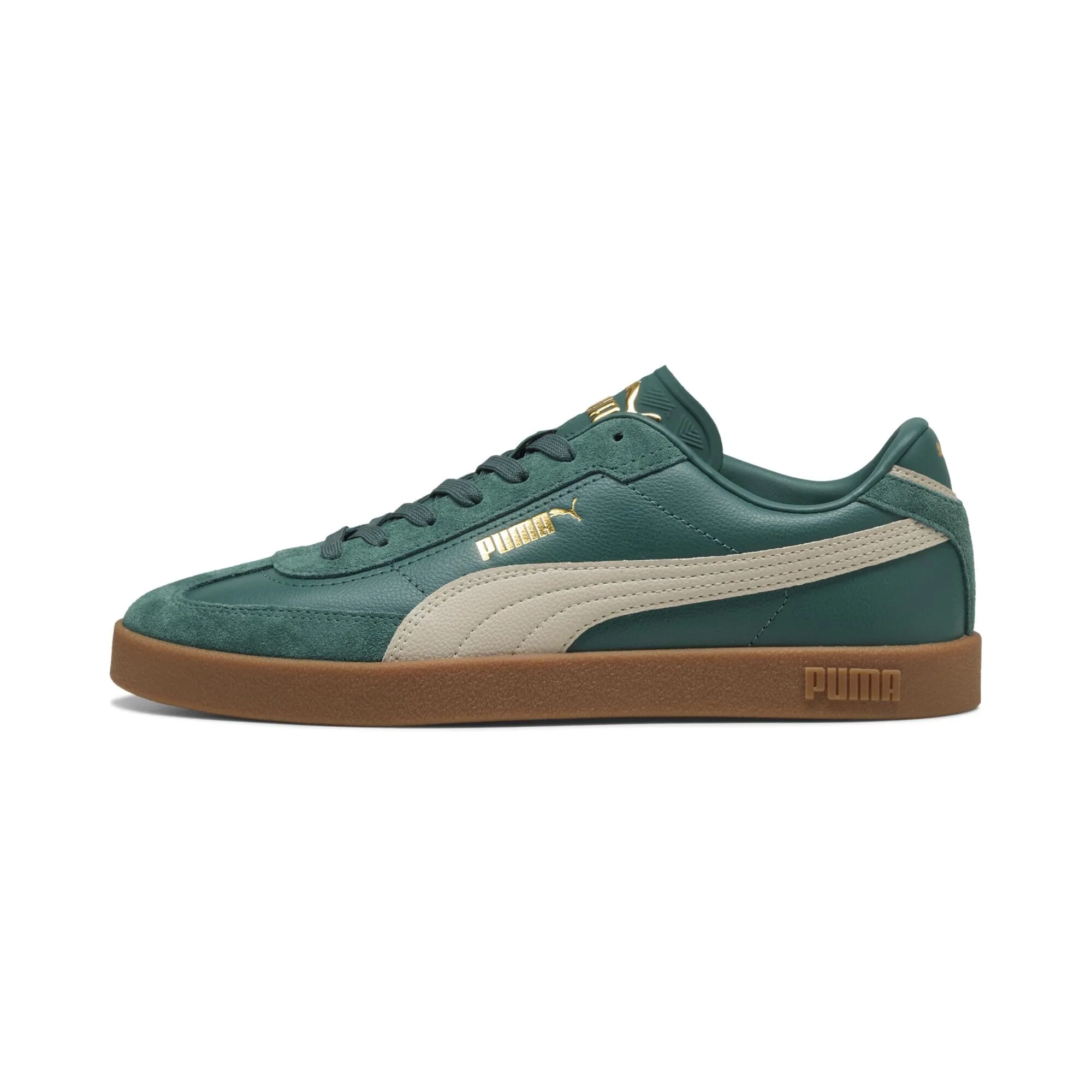 PUMA Sneakers Club II Era Unisex, Herb Garden Silver Fog Red Rhythm Green Beige, Size 47 - immagine 3