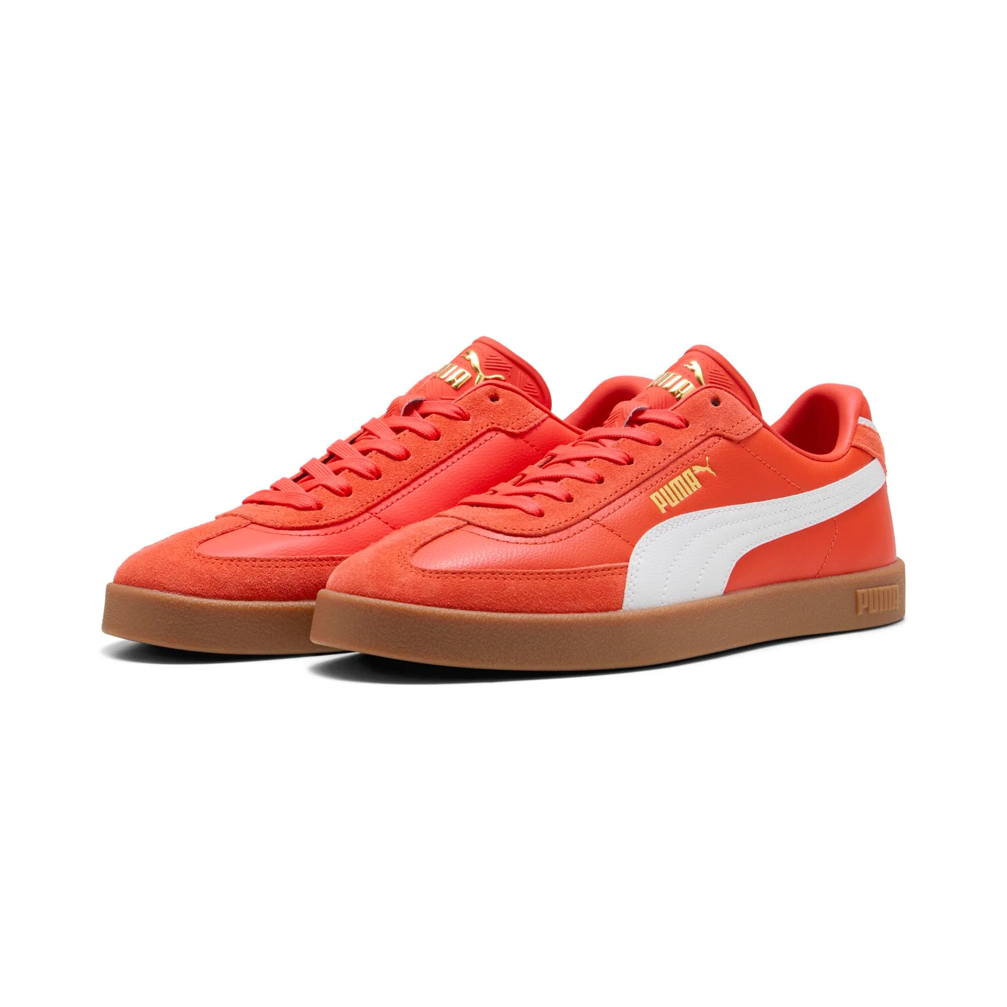 Puma Club II Era Sneaker, Red Flash Bianco, 42 EU - immagine 1