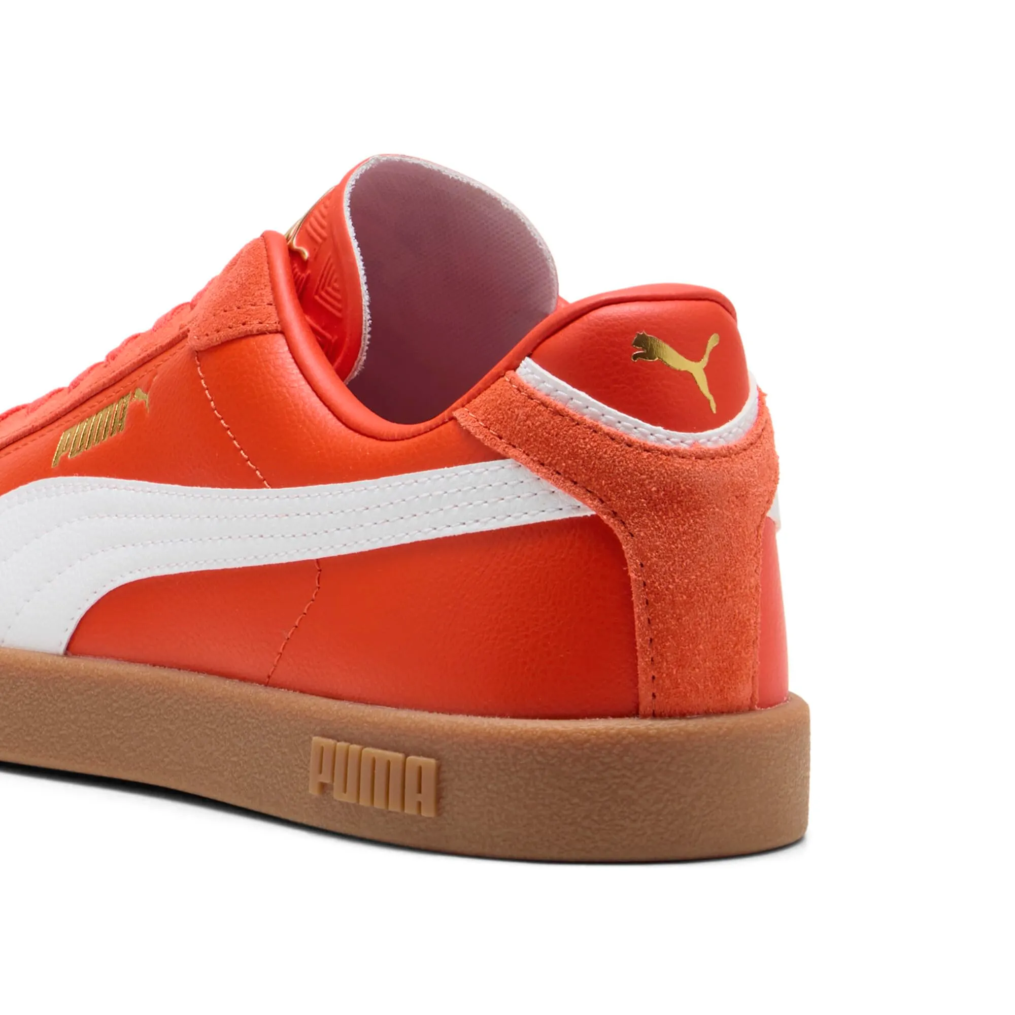 Puma Club II Era Sneaker, Red Flash Bianco, 42 EU - immagine 2