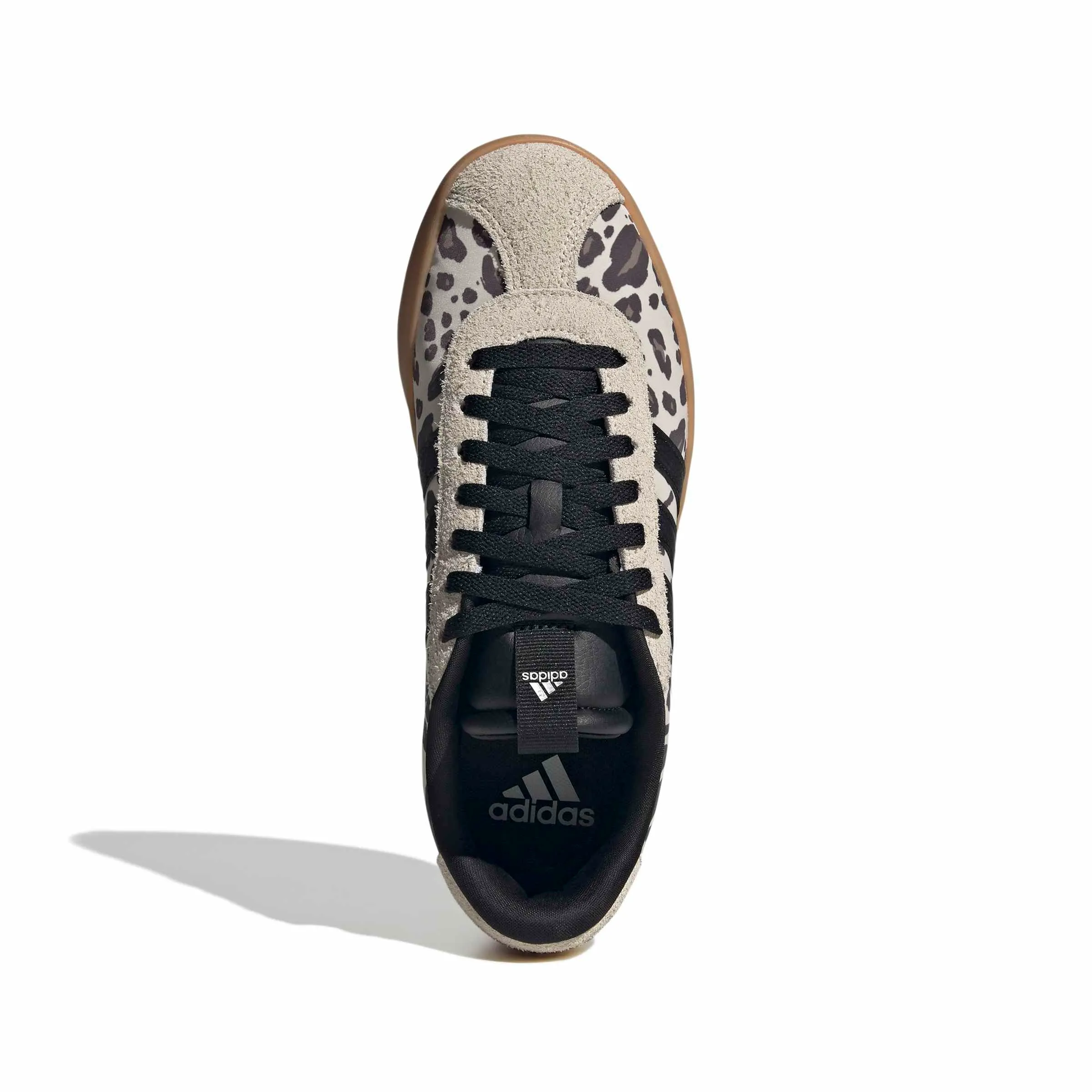 adidas VL Court 3.0 Shoes, Crystal Linen/Core Black/Khaki Six, 41 1/3 EU - immagine 8