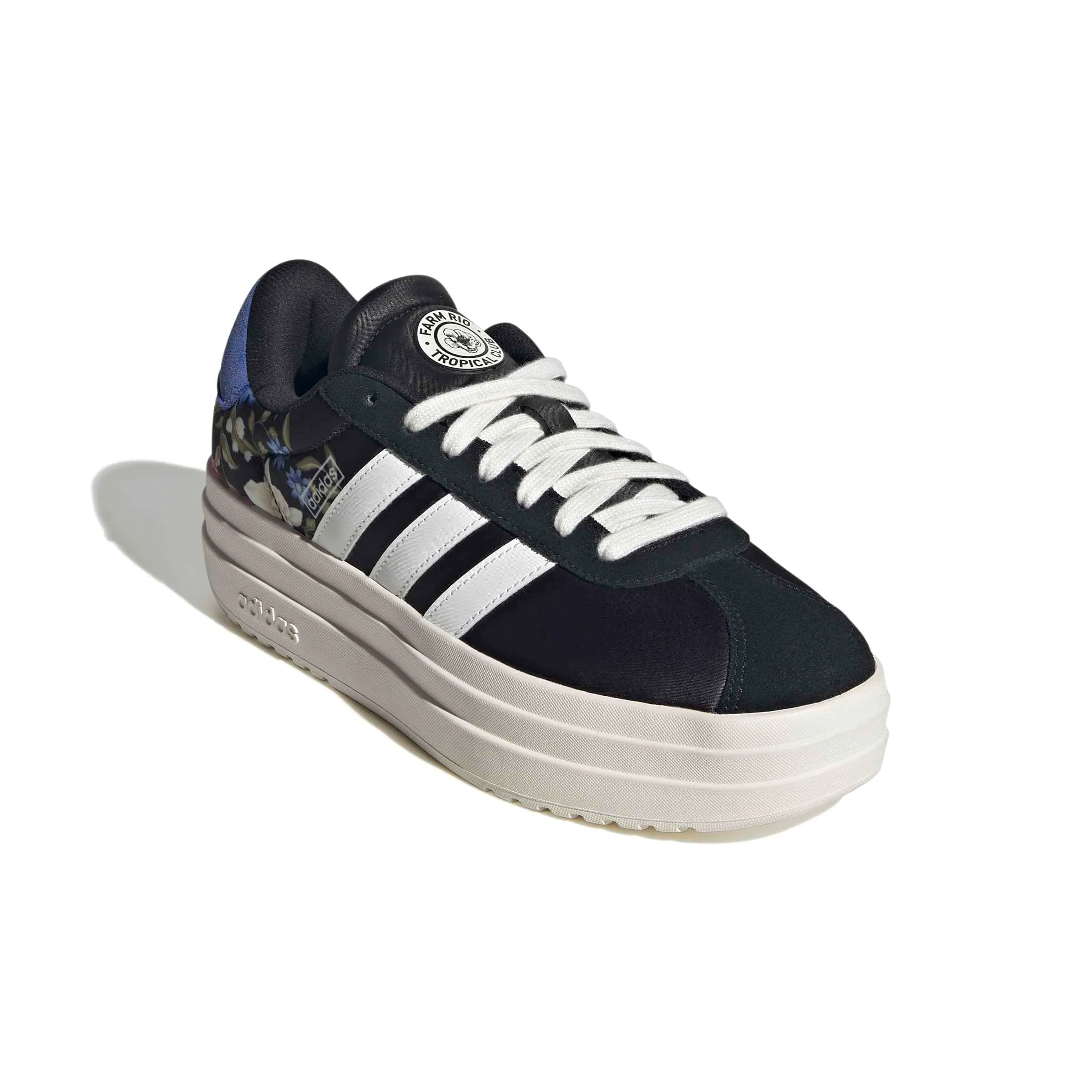 adidas VL Court Bold Sneaker da donna, Nero/Bianco/Bianco sporco, 11 - immagine 4