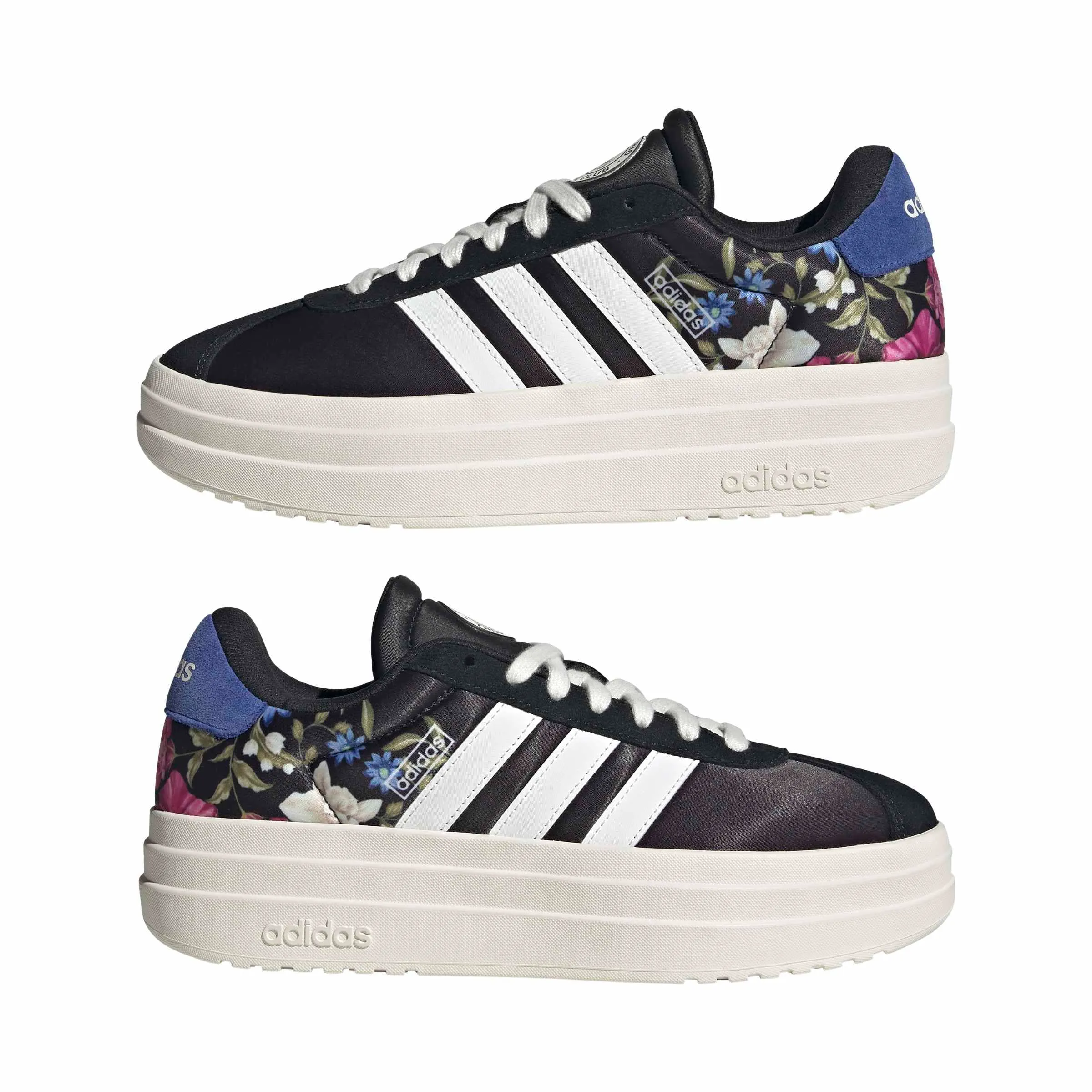 adidas VL Court Bold Sneaker da donna, Nero/Bianco/Bianco sporco, 11 - immagine 8