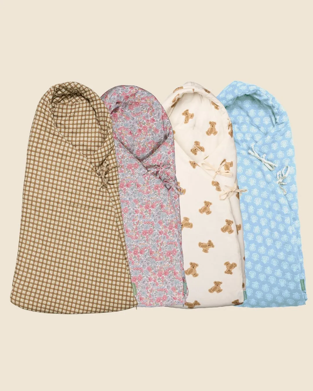 molis&co Sacco Passeggino Universale Invernale, Primavera e Autunno TOG 2.5, 100% Cotone OEKO-TEX 100 (Brown Checks) - immagine 8