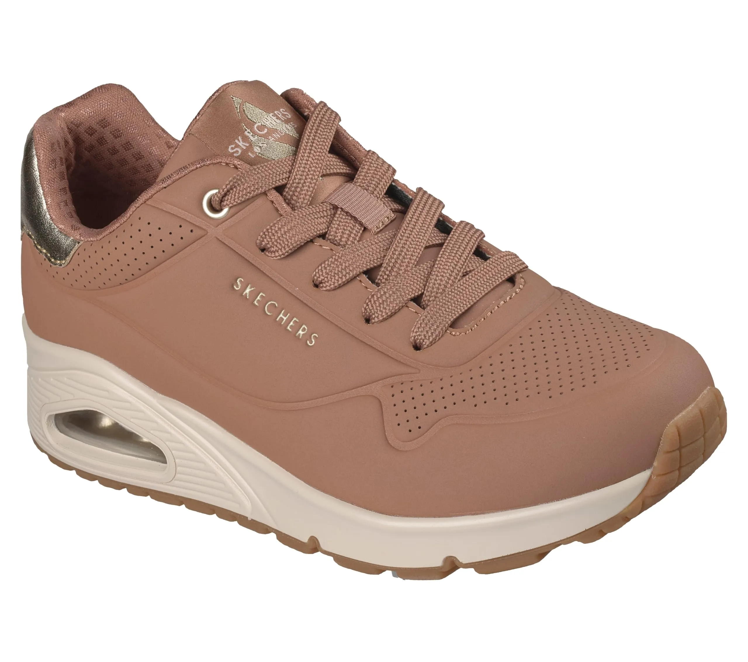 Skechers Uno Golden Air Sneaker da Donna, Marrone Chiaro, 38 - immagine 3