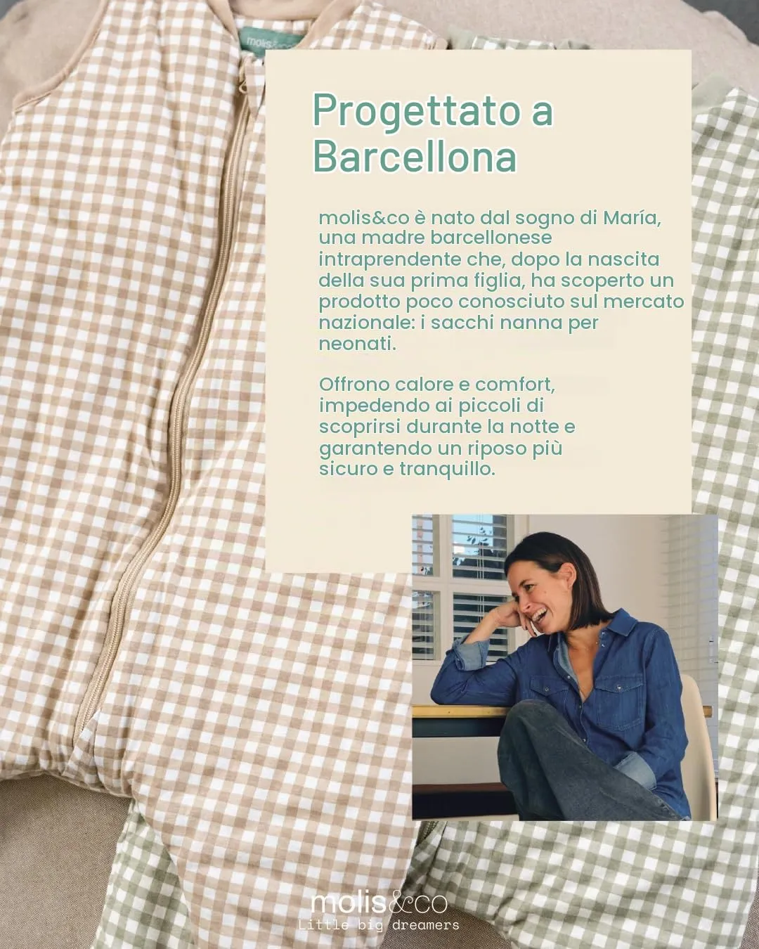 molis & co Sacco Nanna con Maniche Staccabili 2.5 TOG, 100% Cotone Oeko-TEX 100, Sleepy Bunnies, 6-12 mesi - immagine 8
